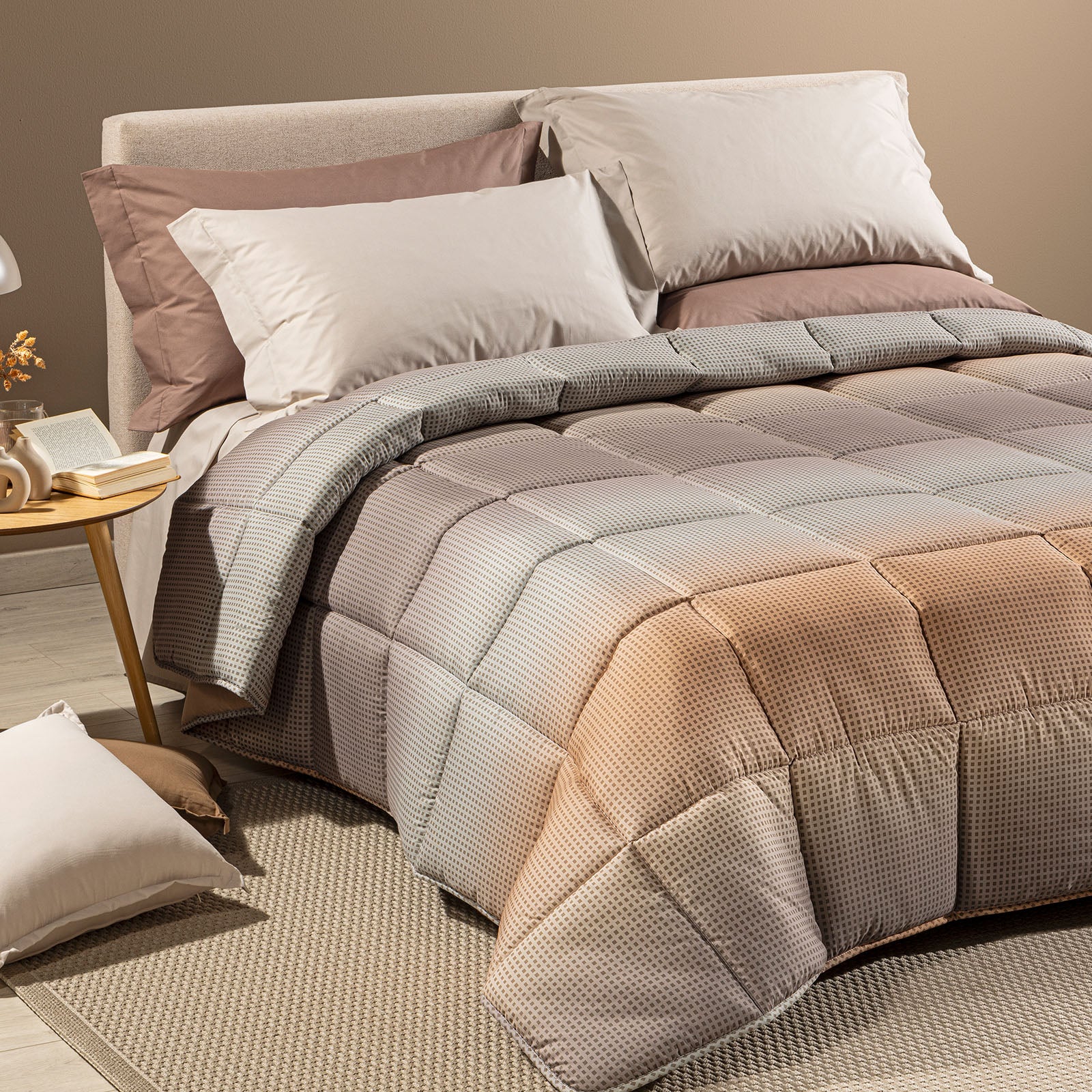 Trapunta In Microfibra Larry Singolo Gold Modern