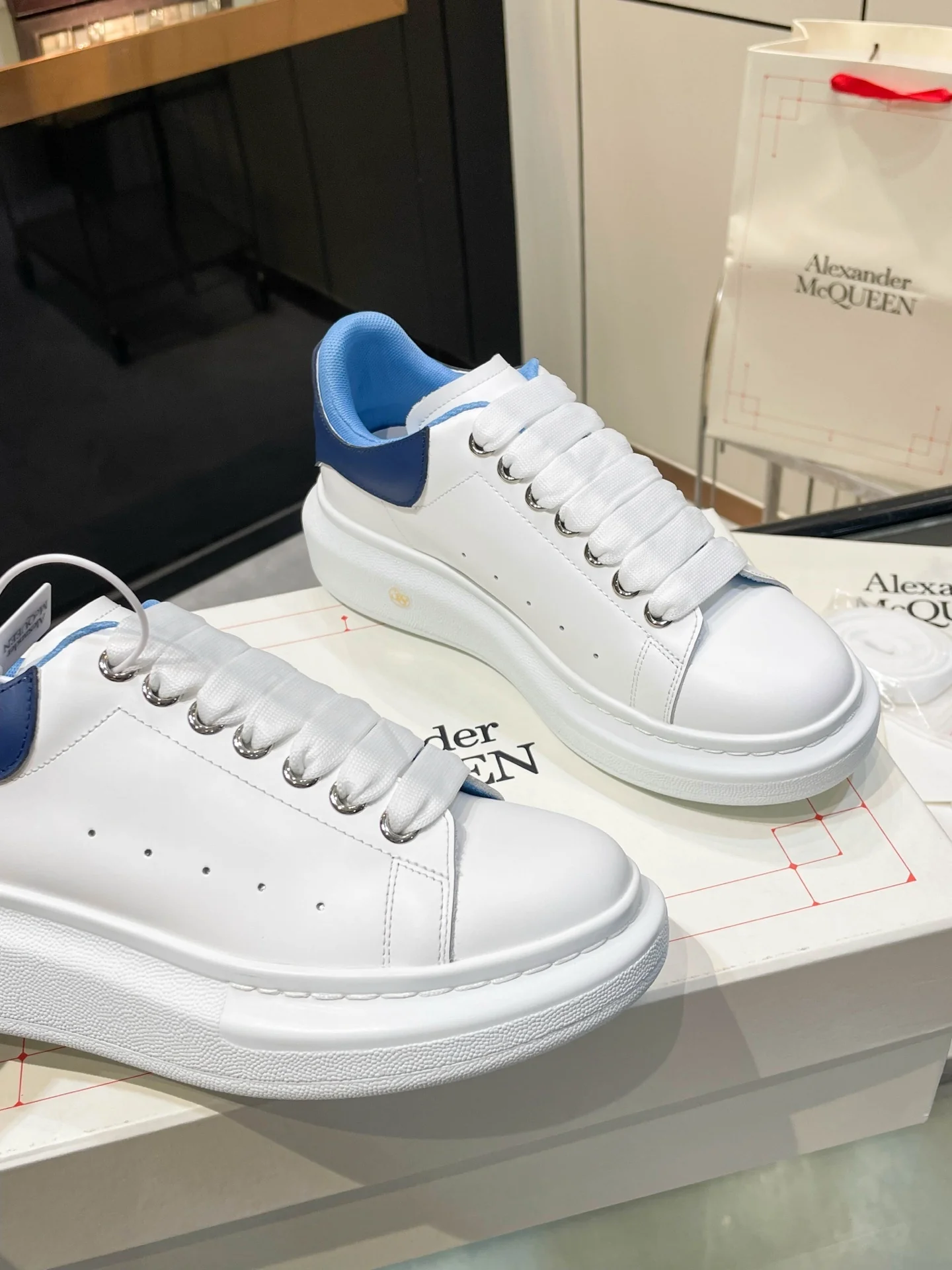 McQueen Oversized Sneakers Unisex Stylish And Comfortable Footwear - Sneaker Replica Workshop