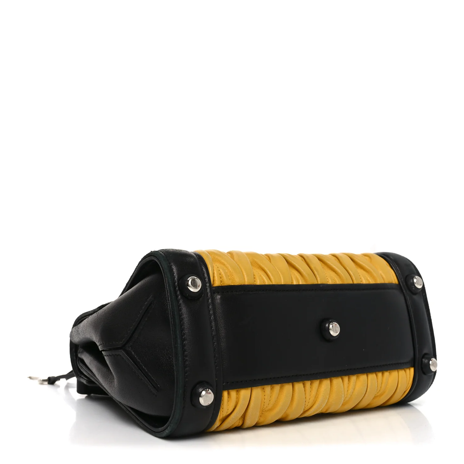 Nappa Matelasse Top Handle Bag Black Soleil - Top Club