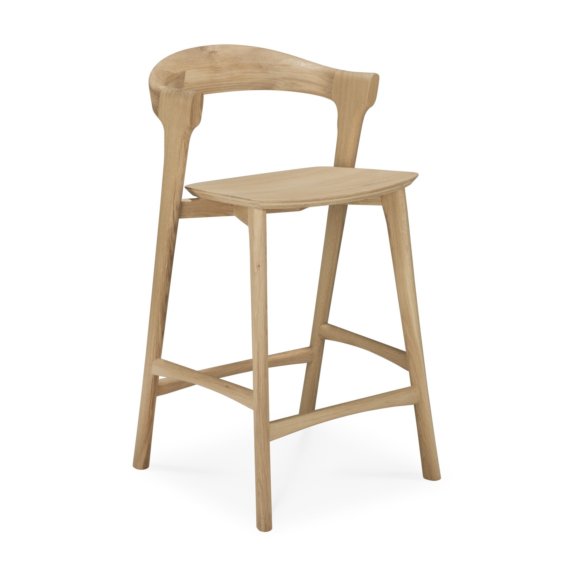 Barstoel Bok geolied eiken 66 cm