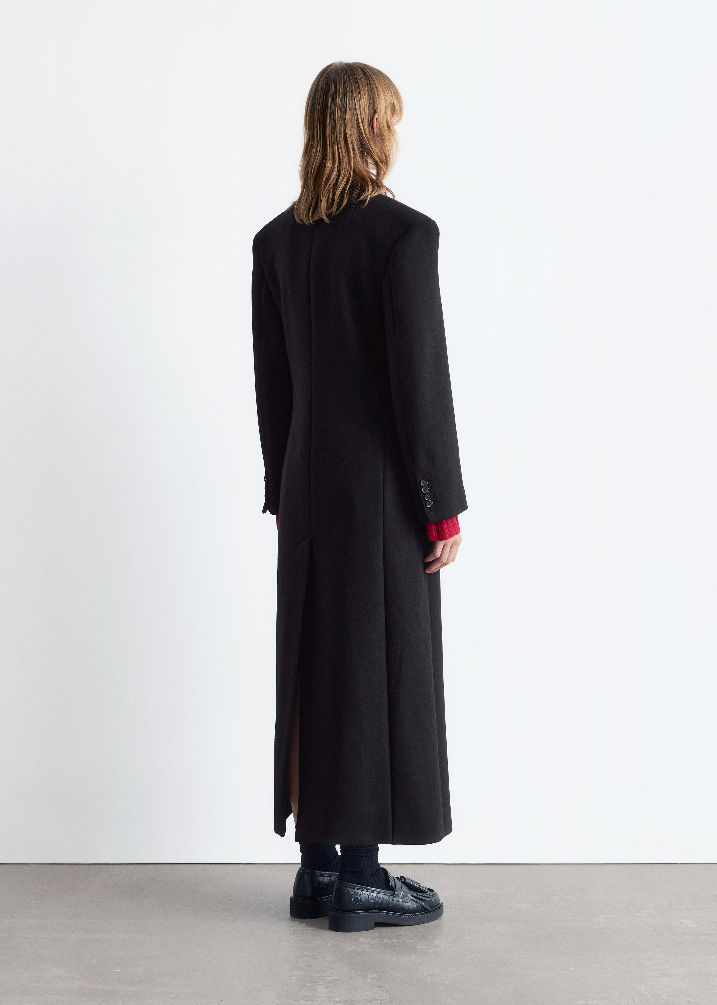 & Other Stories LONG WOOL COAT