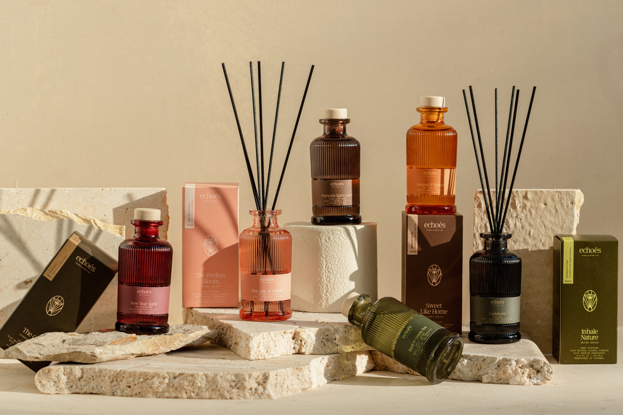 Echoes Lab Nordic Breeze Natuurlijke Reed Diffuser - 200 ml