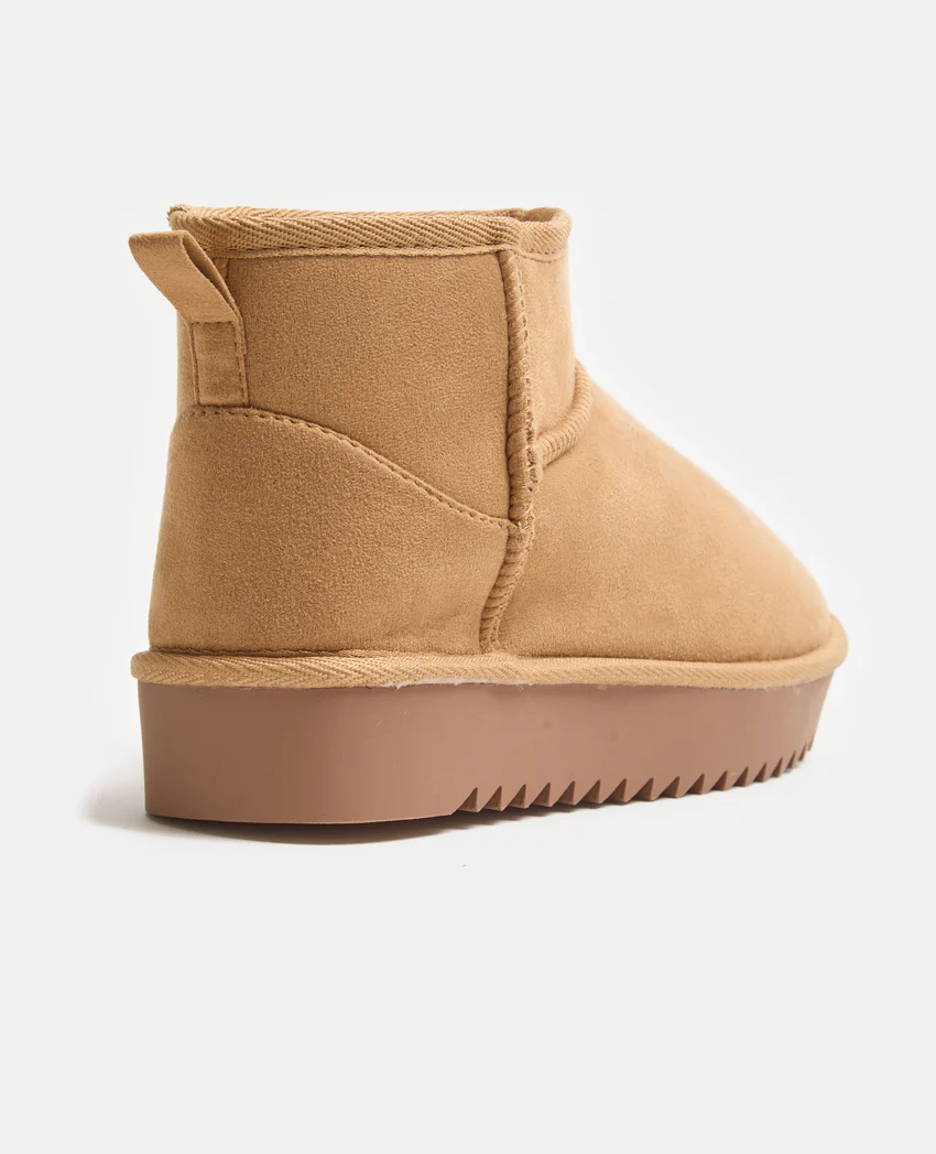 Pimkie Bottes courtes fourrées en suédine