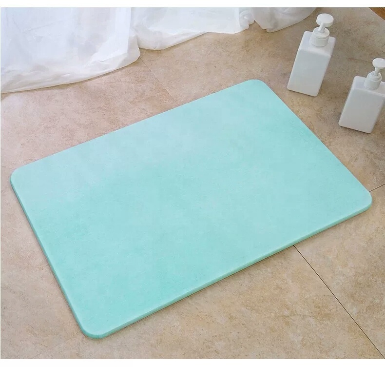 Water Absorbent Anti-Slip Diatomite Bath Mat