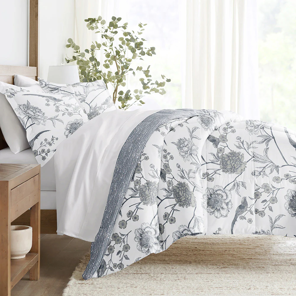 Molly Botanicals Reversible Down-Alternative Comforter Set (Sale)