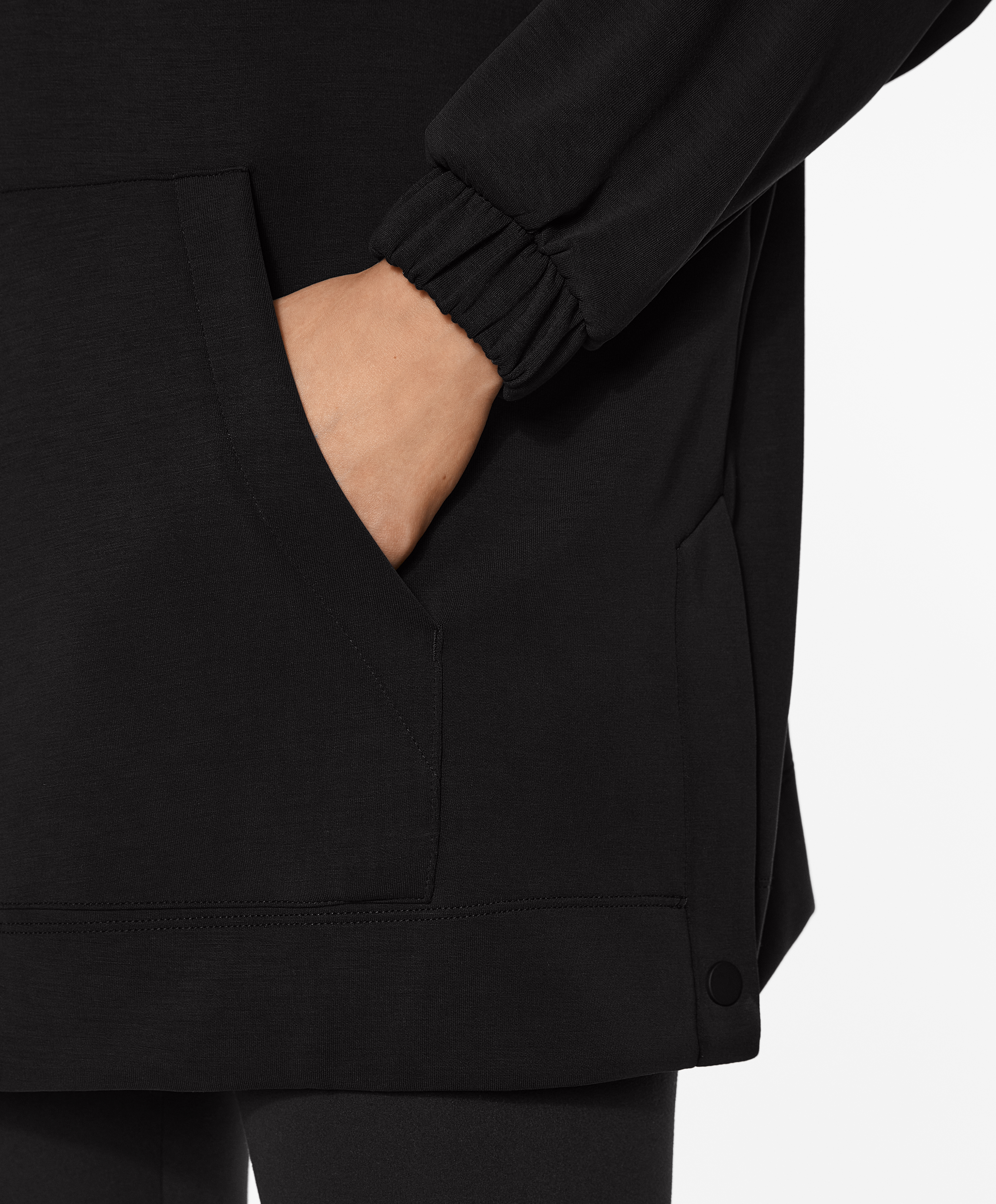 OYSHO Oversize sweatshirt with soft-touch modal and zip