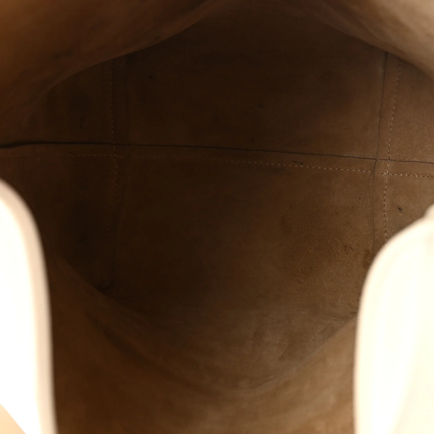 Grained Calfskin Medium N/S Park Tote Ivory - Top Club