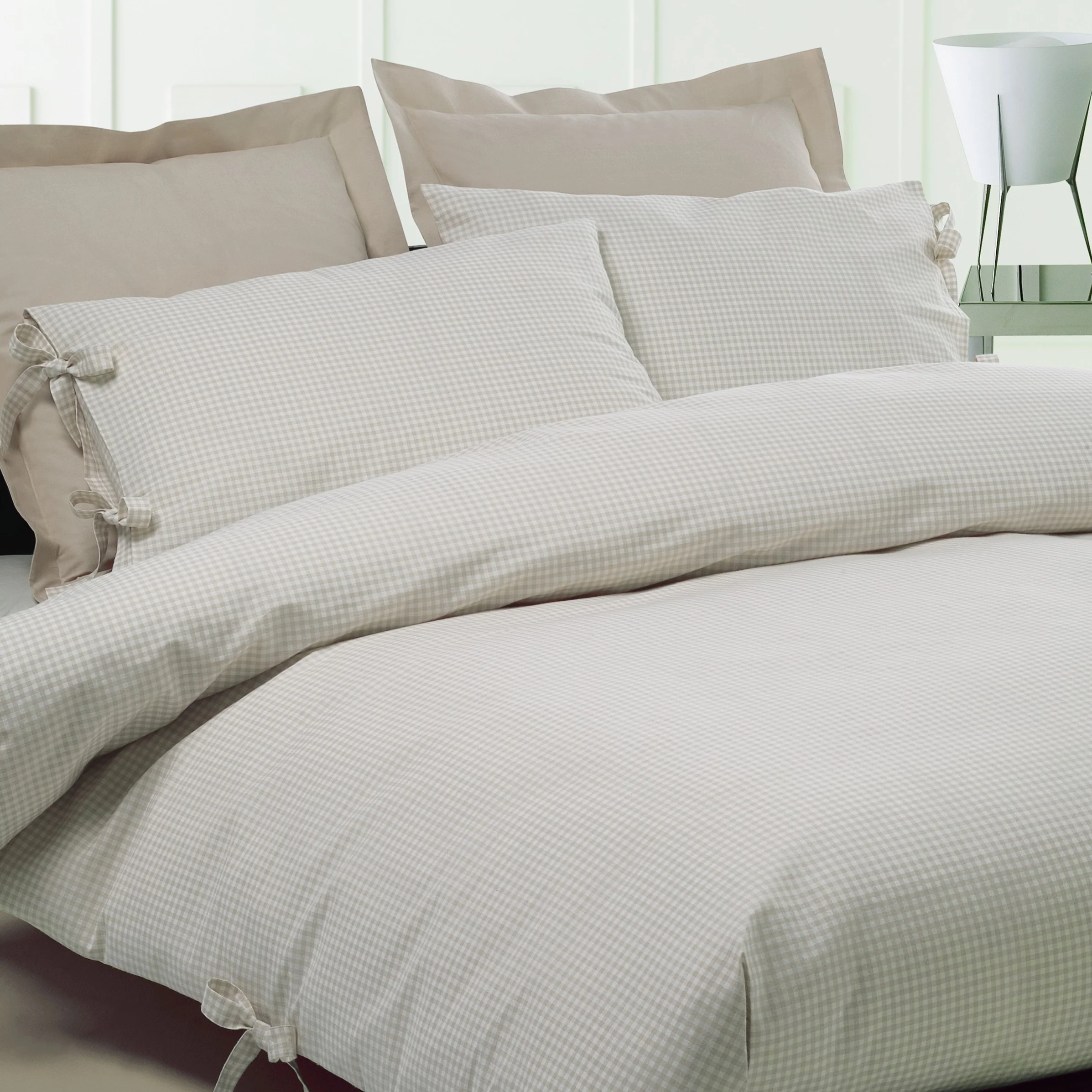 Completo Lenzuola In Tela Aspen 140X200 Beige Emporium