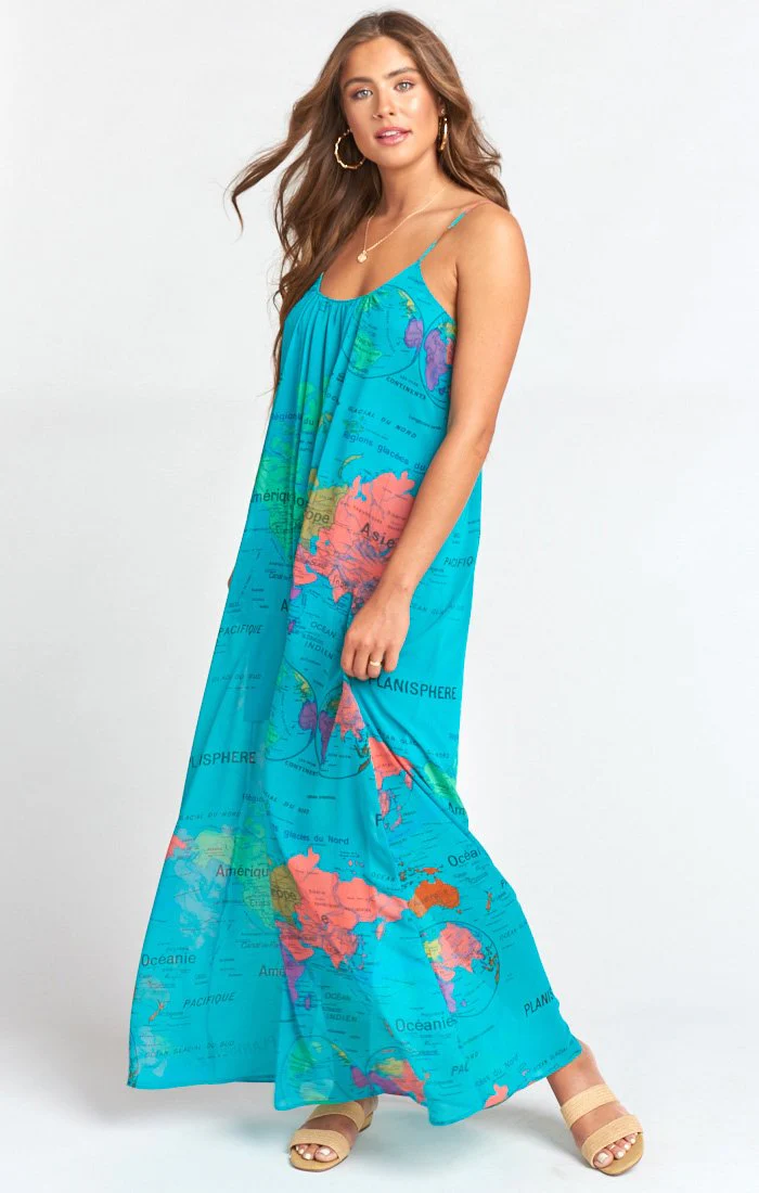 Trapeze Maxi Dress
