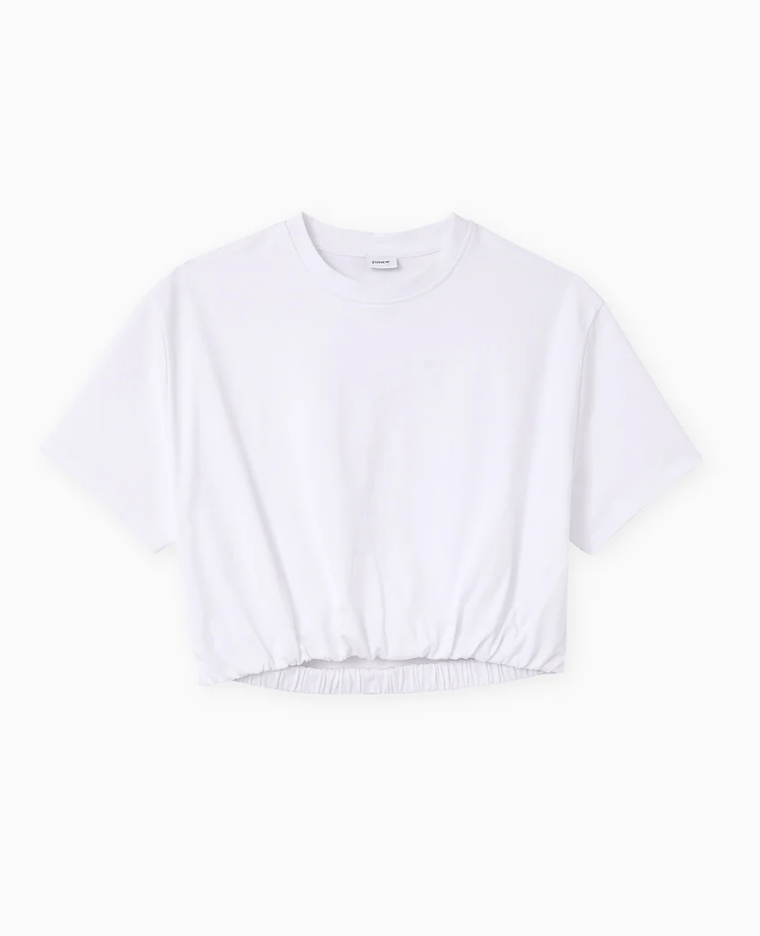 Pimkie T-shirt court avec détail élastique