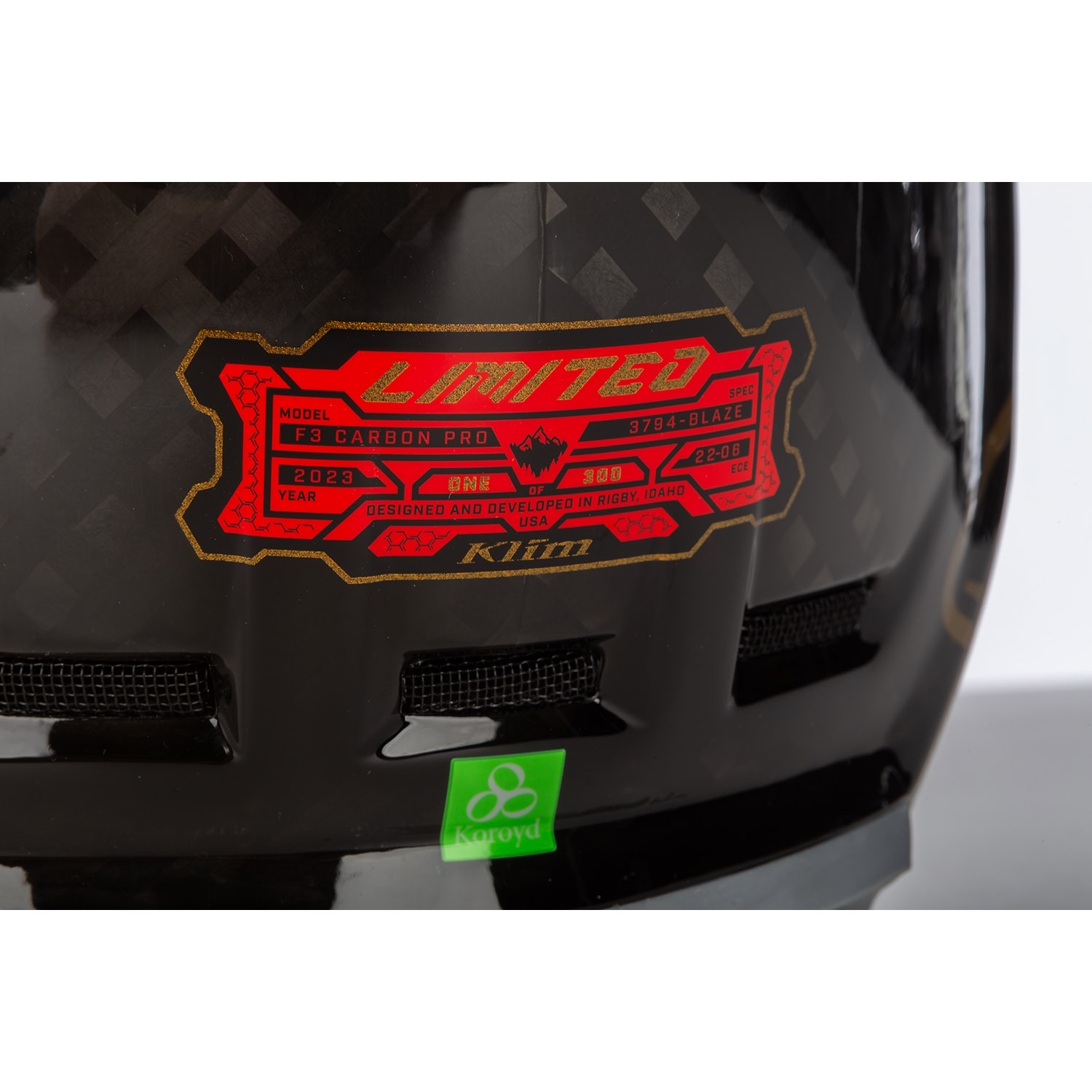 F3 Carbon Pro Helm ECE