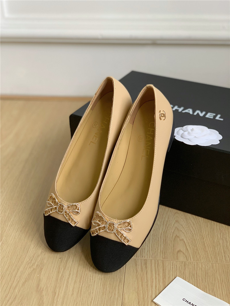 Chanel double C butterfly diamond buckle shoes - Sneaker Replica Workshop