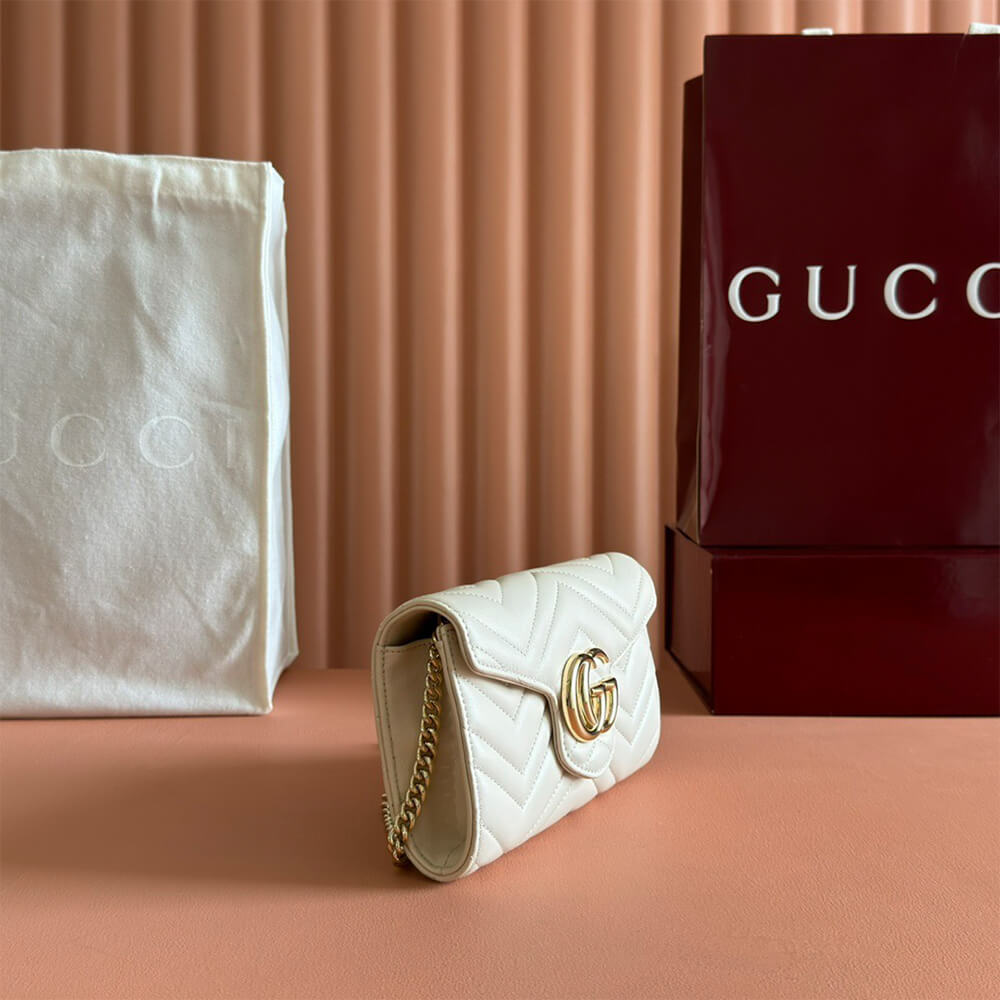 GG Marmont wallet on chain - Top Club