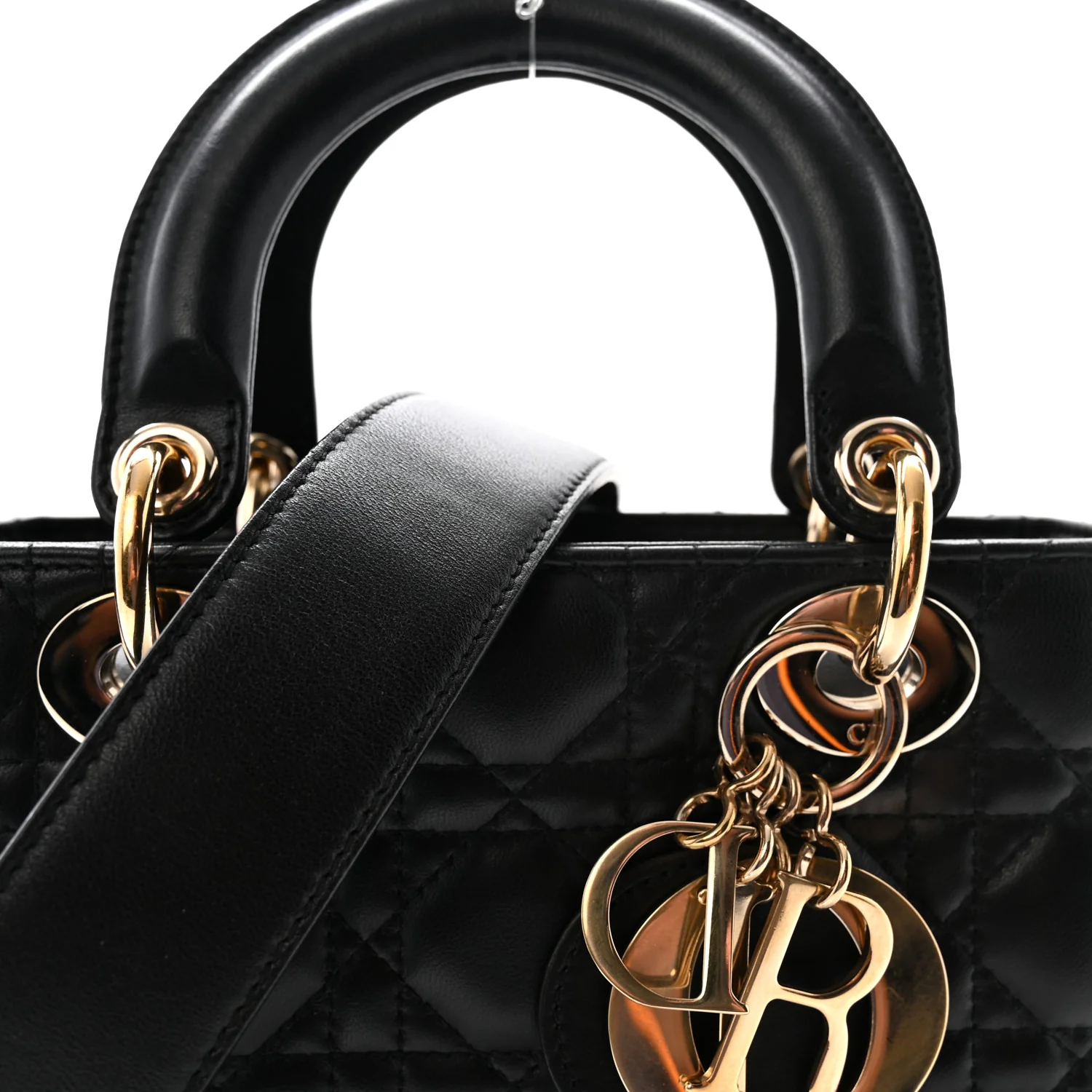 Lambskin Cannage Small My ABCDior Lady Dior Black - Top Club