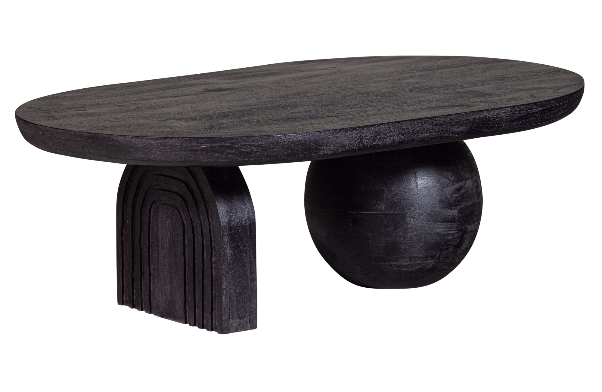 Steppe salontafel - zwart