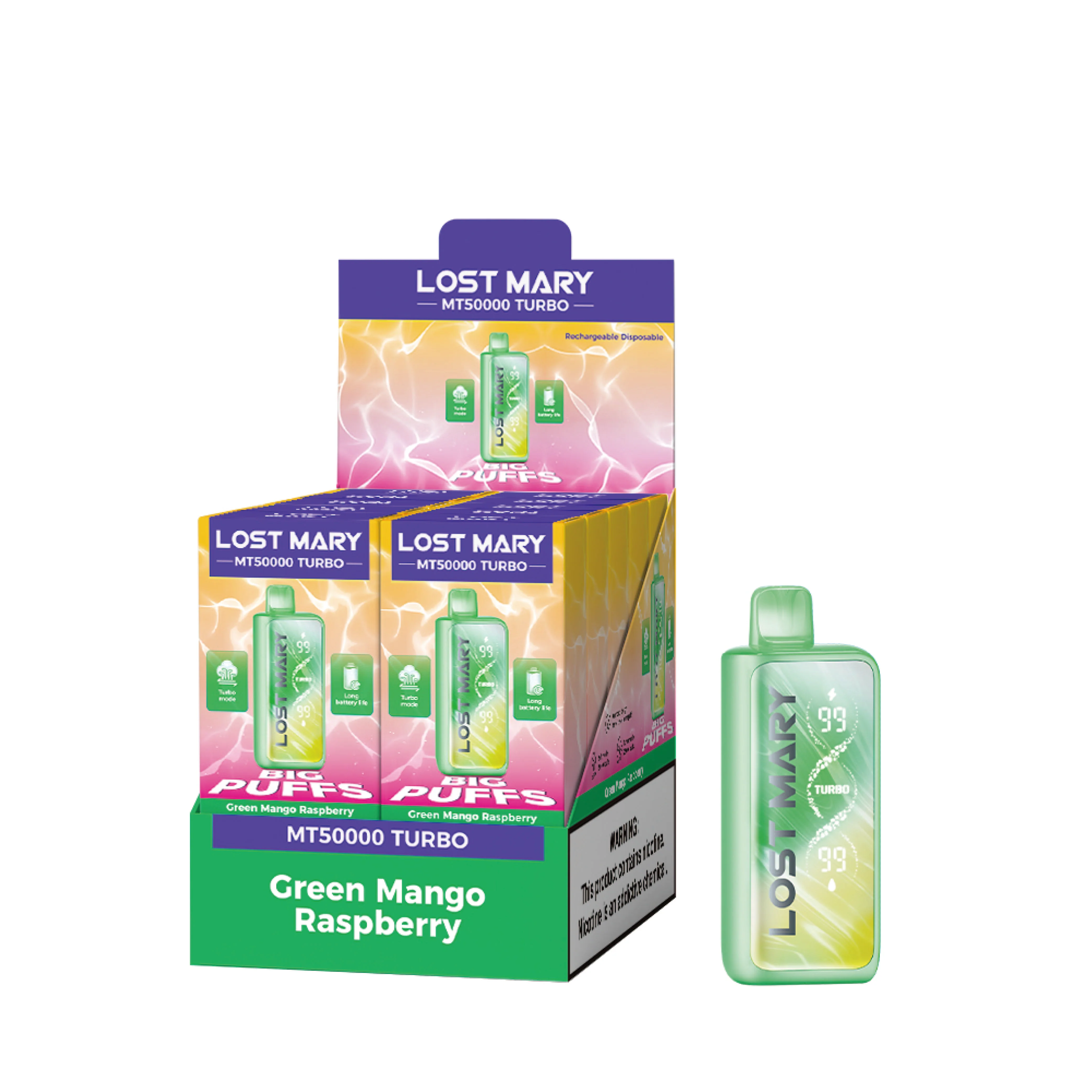 LOST MARY MT50K Turbo Rechargeable Disposable Vape (All Flavours)