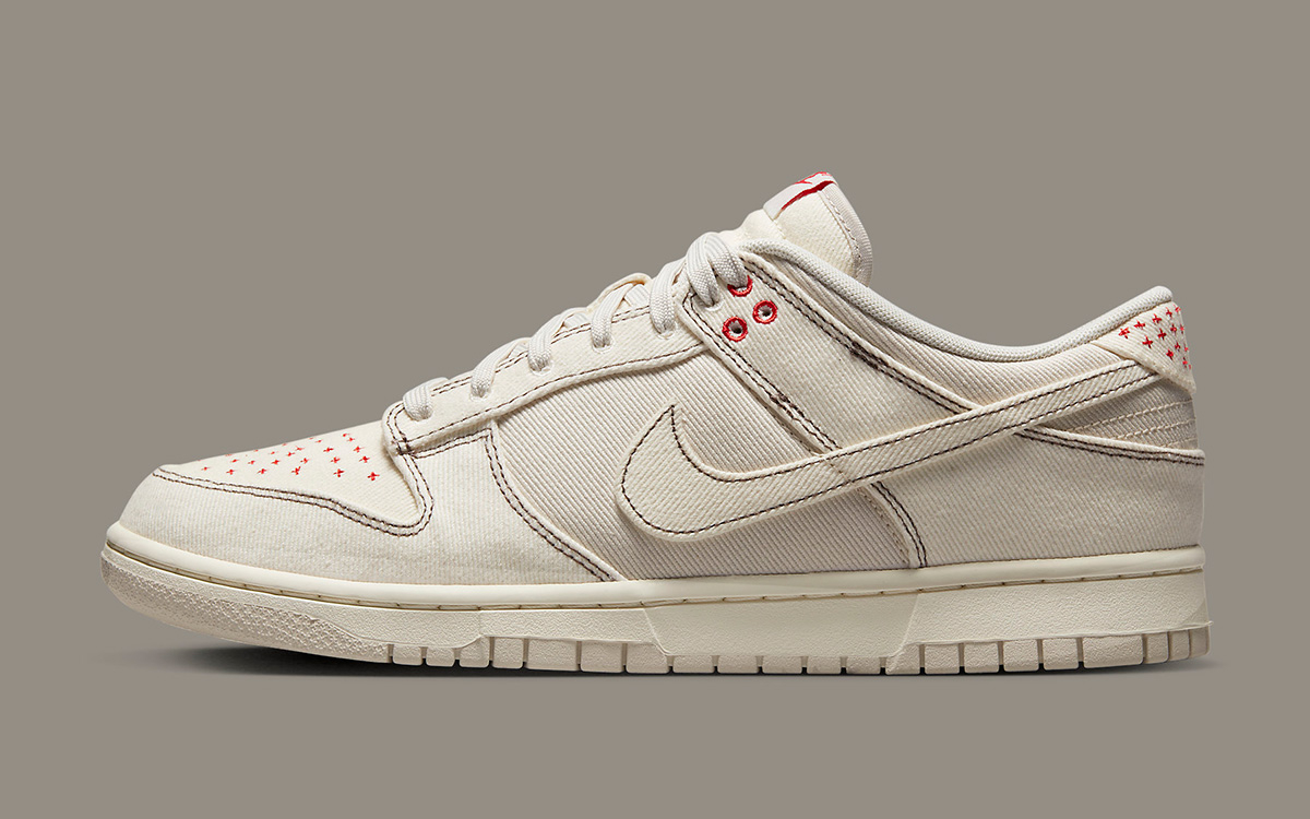 Dunk Low  Sashiko   Light Orewood Brown  DV0834-100 - Sneaker Replica Workshop