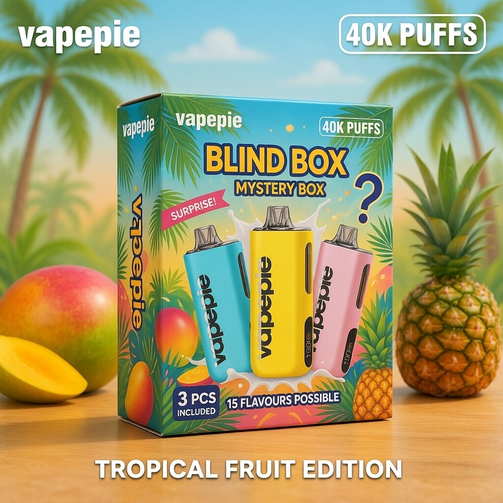 3 ks🎁Mystery Box🎁 | VAPEPIE MAX 40 000 Potahů PRO+