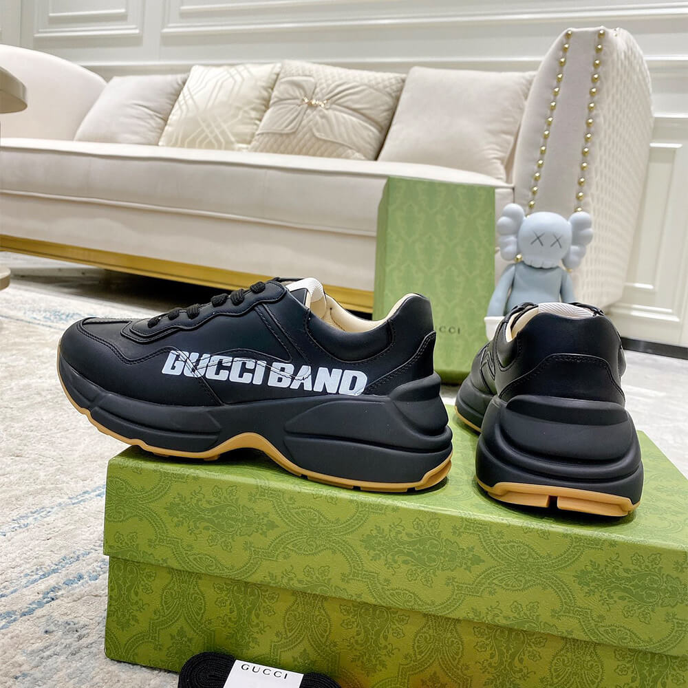 Gucci Rhyton  Gucci Band Black  Sneaker - Top Club