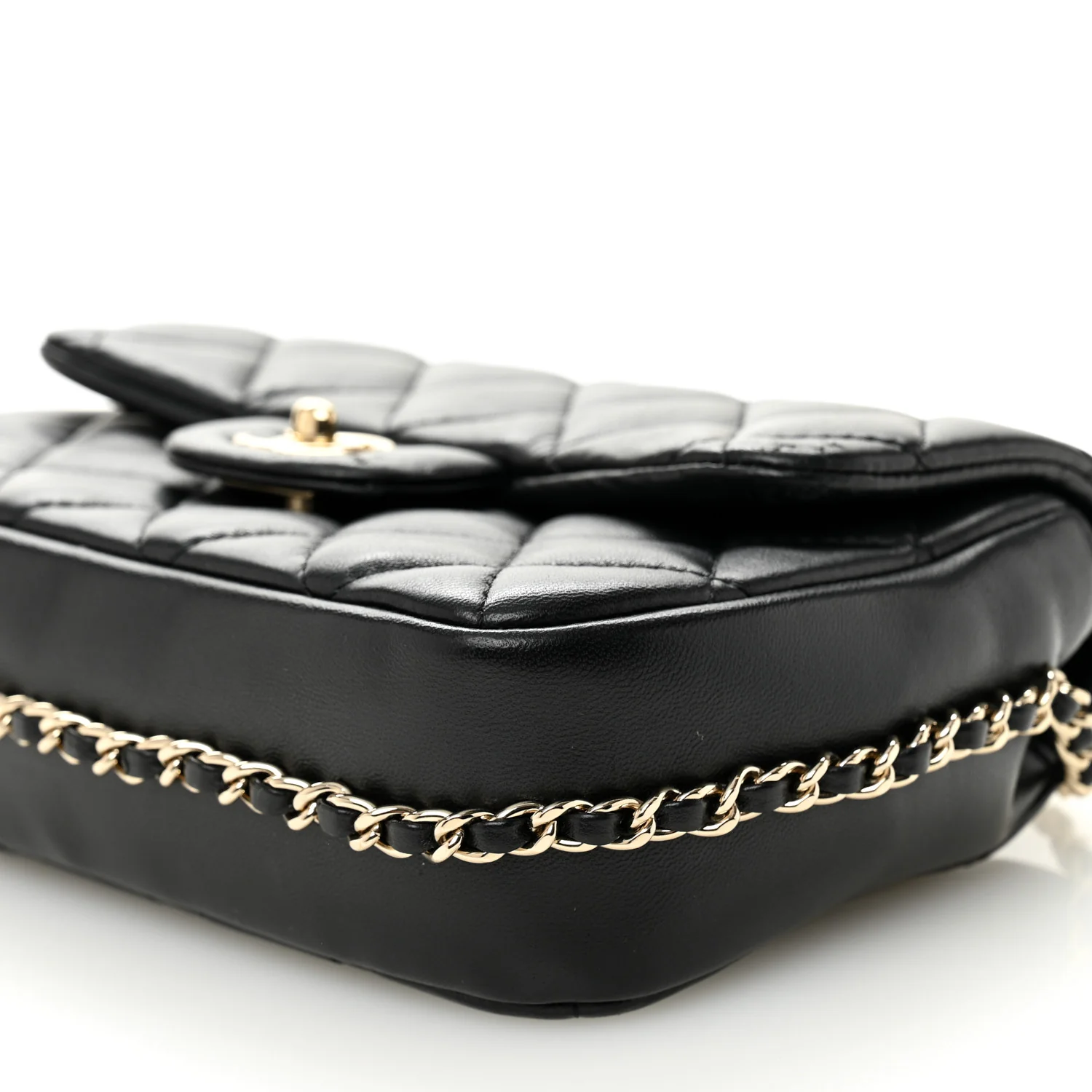 Lambskin Quilted Small My Precious Flap Black - Top Club