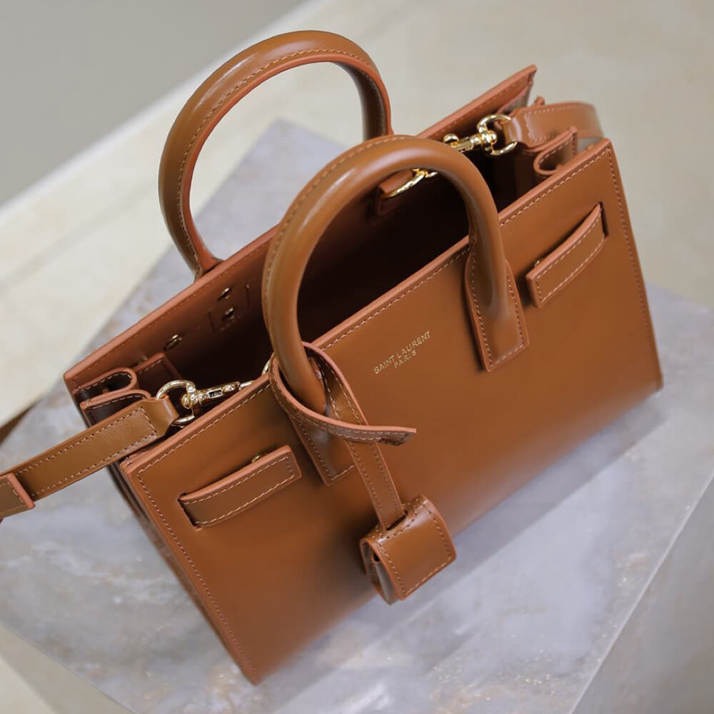 YSL SAC DE JOUR IN SMOOTH LEATHER   NANO(HIGH-END GRADE) - Top Club