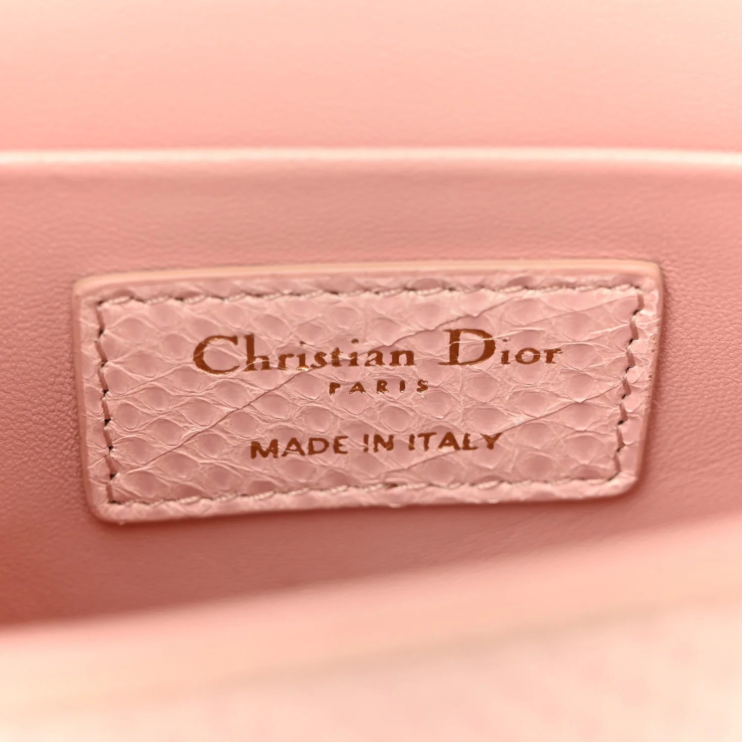 Snakeskin 30 Montaigne Box Bag Rose Clair - Top Club