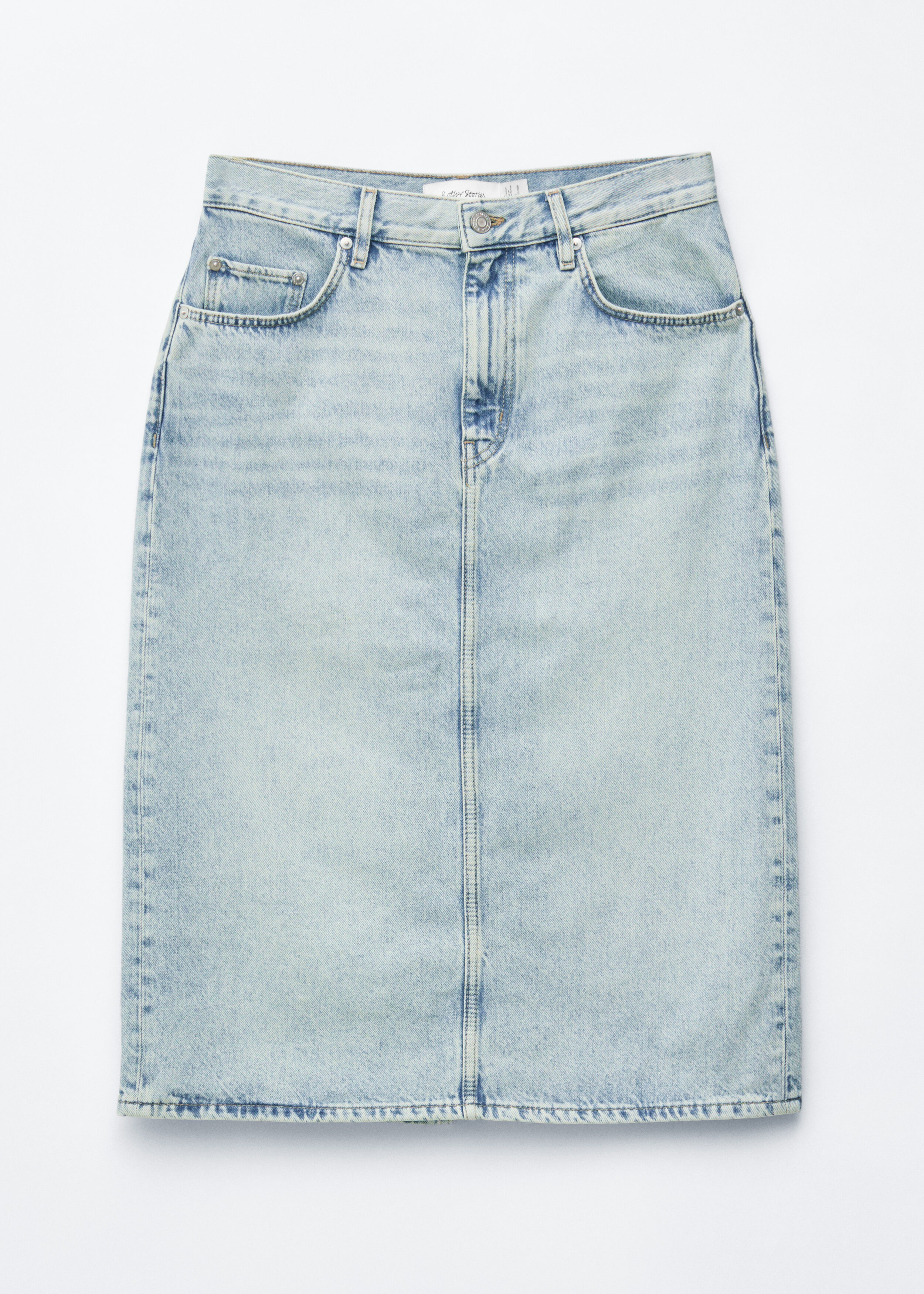 & Other Stories DENIM MIDI SKIRT