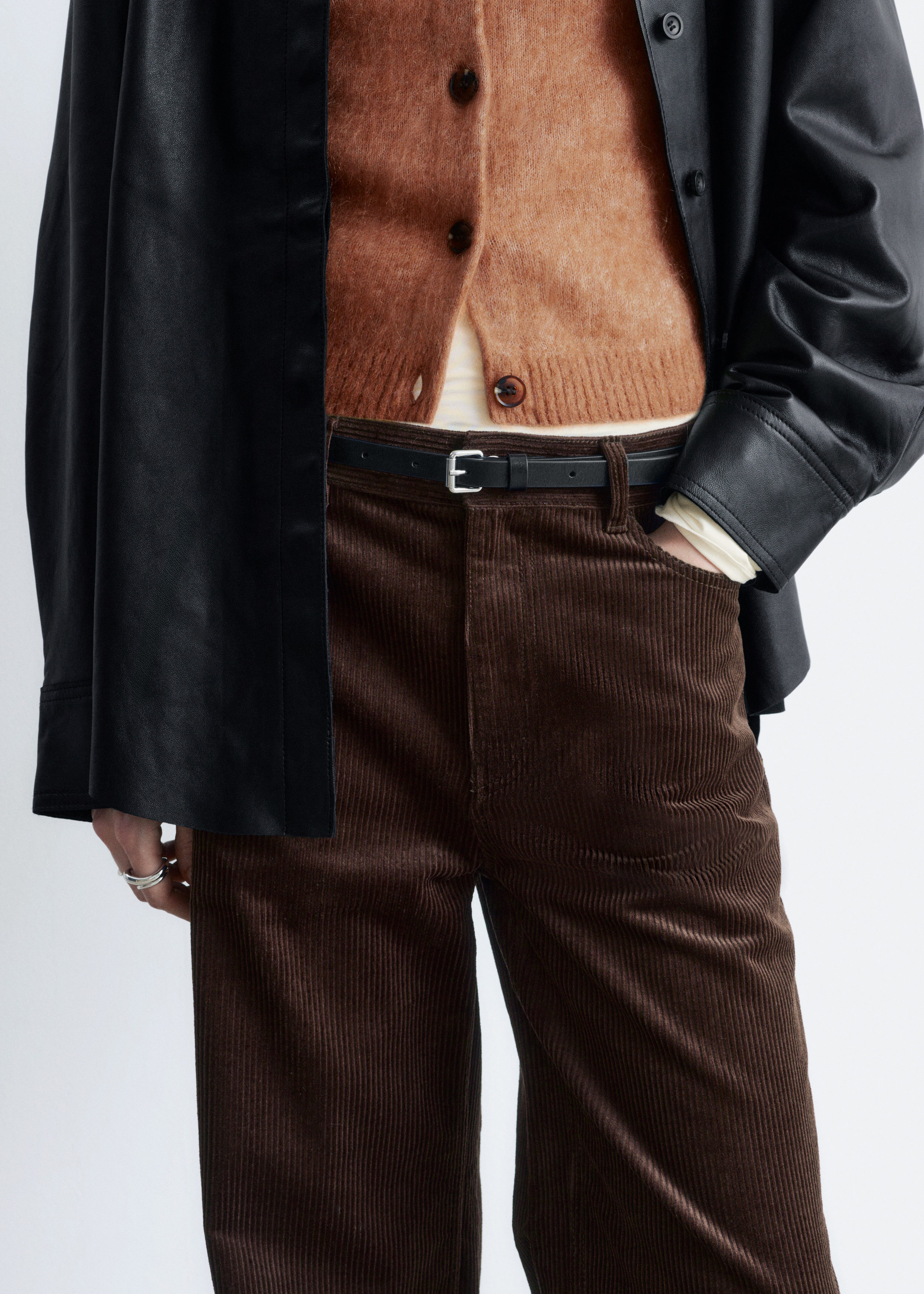 & Other Stories WIDE-LEG CORDUROY TROUSERS