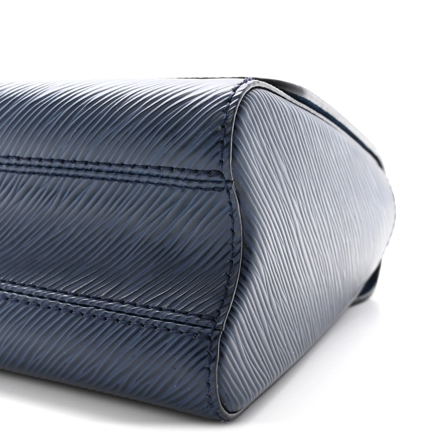 Epi Twist Shoulder Bag MM Indigo - Top Club