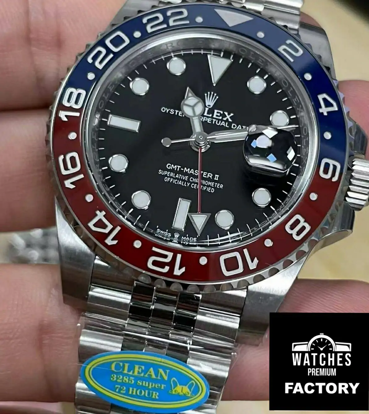 Rolex GMT Master II M126710BLRO-0001 Clean Factory V3 Black Dial