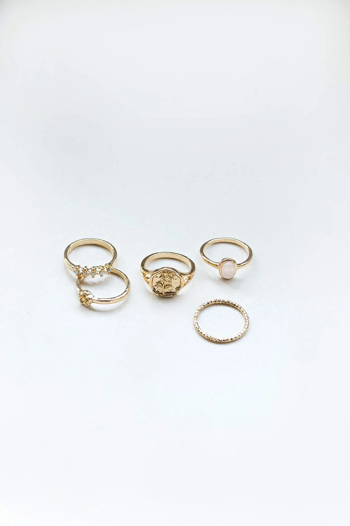 Sonia Ring Pack Gold