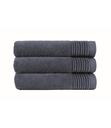 Handdoek Juliet 50x100 cm (set van 2) Grijs