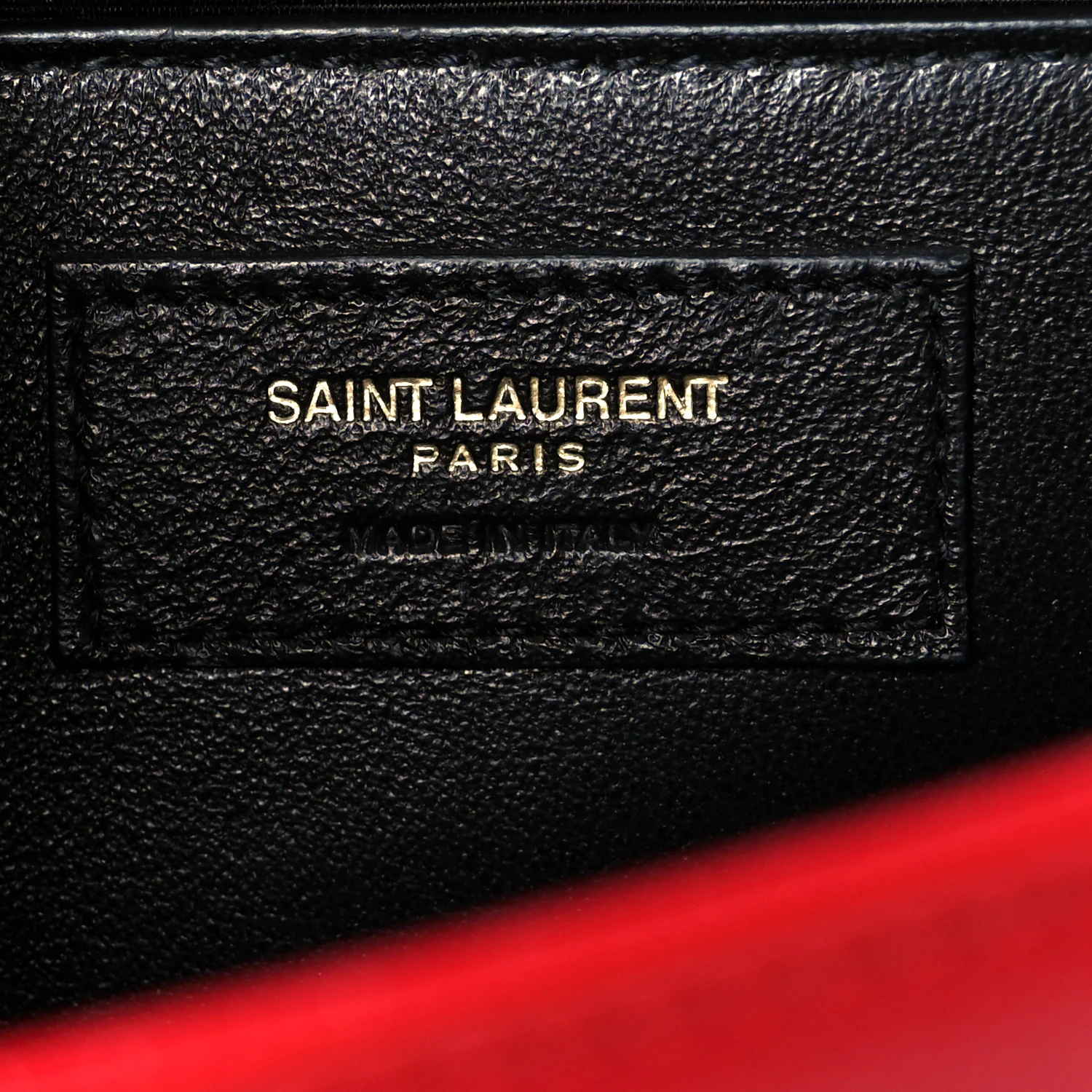 Grain De Poudre Medium Monogram Kate Satchel Red - Top Club