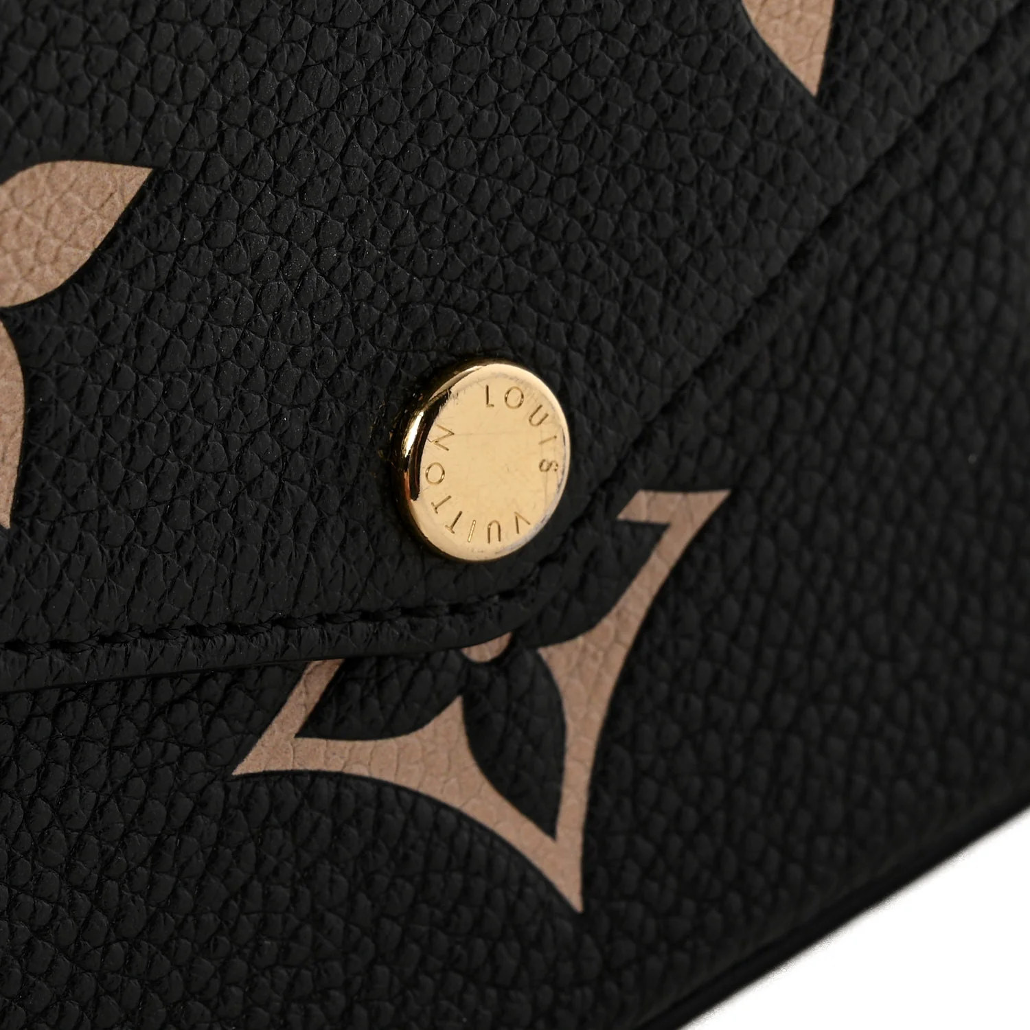 Empreinte Monogram Giant Felicie Pochette Black Beige - Top Club