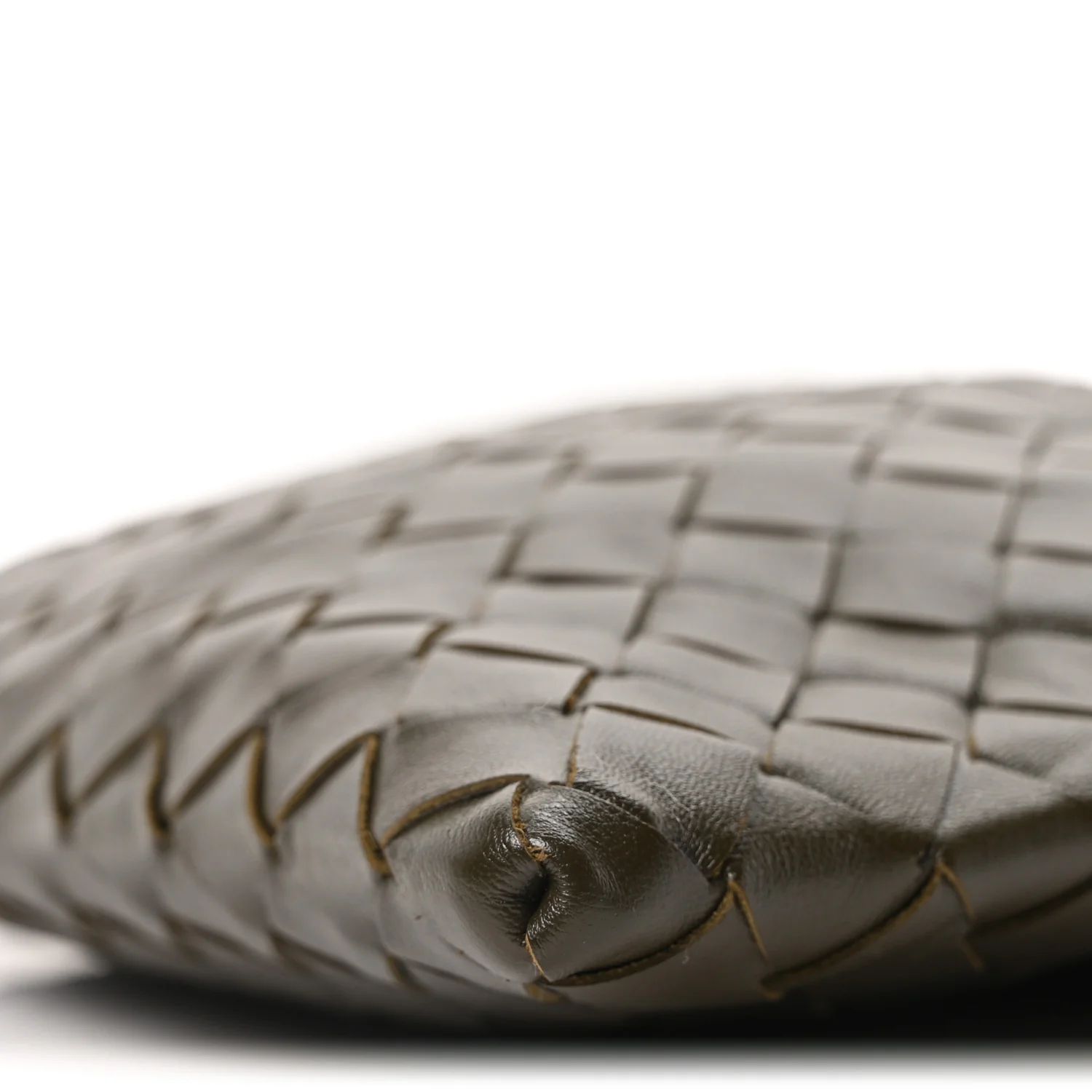 Calfskin Intrecciato Mini Hop Khaki - Top Club
