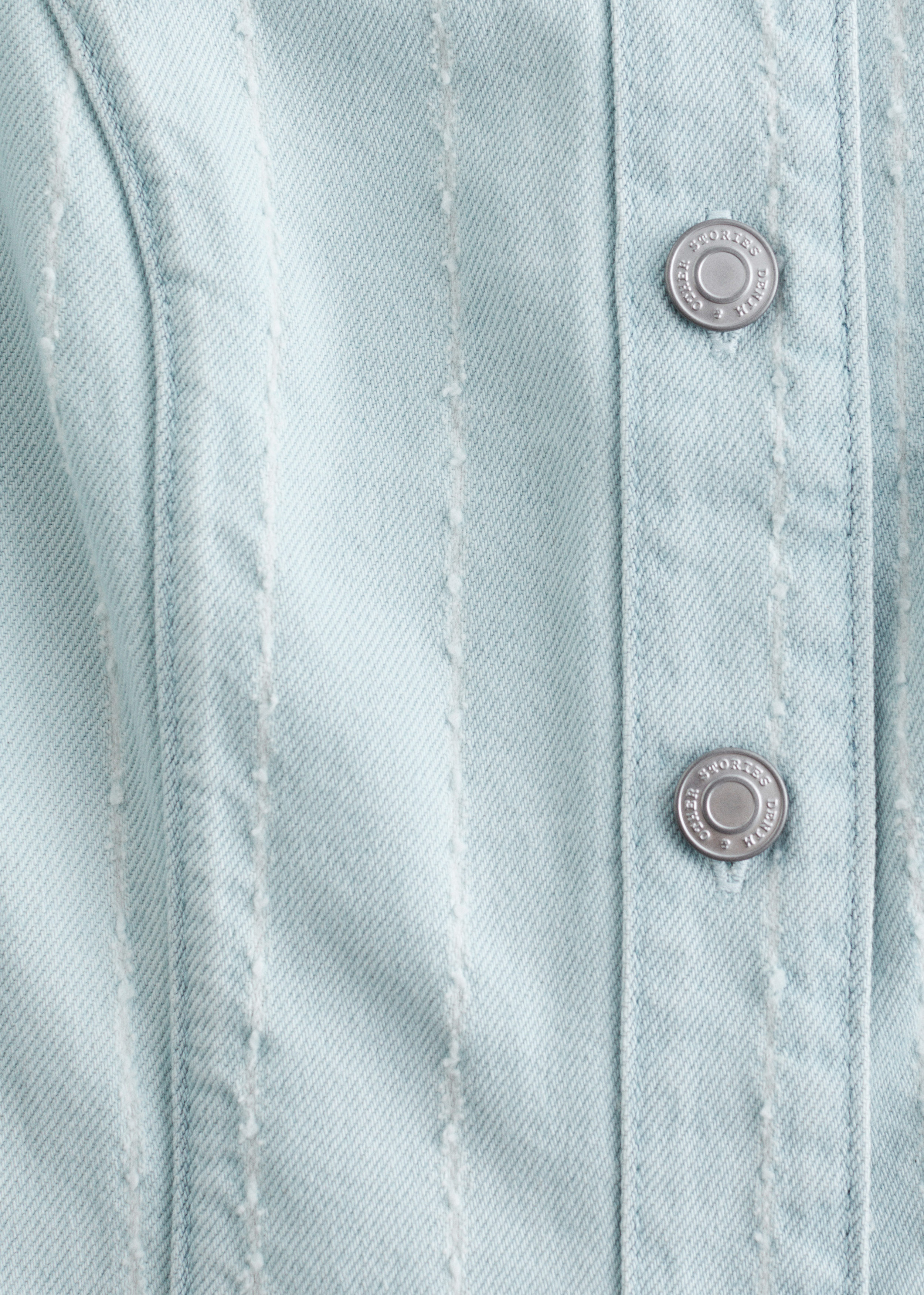 & Other Stories A-LINE DENIM MINI DRESS
