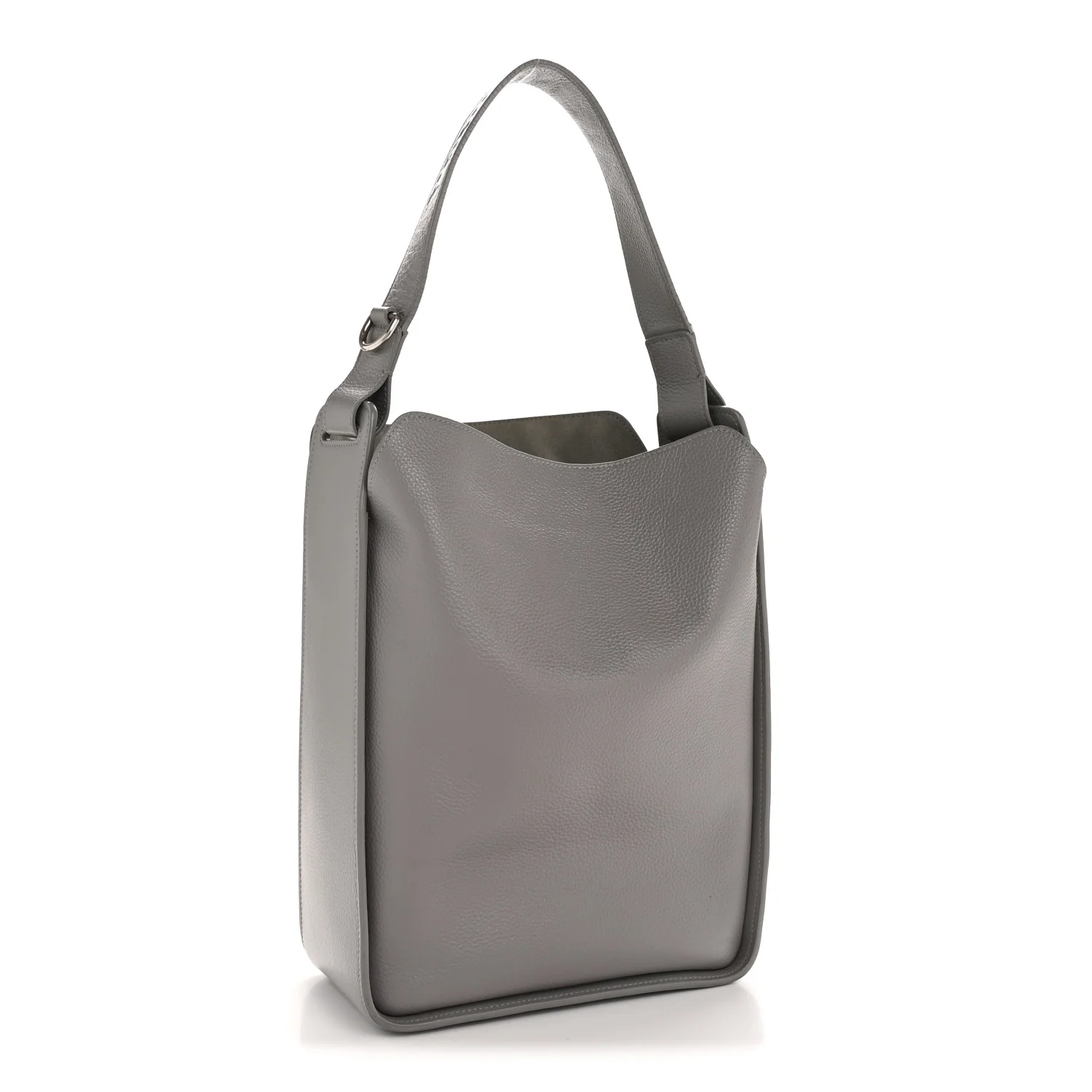 Calfskin Logo Embossed Small Tool 2.0 North-South Tote Balenciaga Grey - Top Club