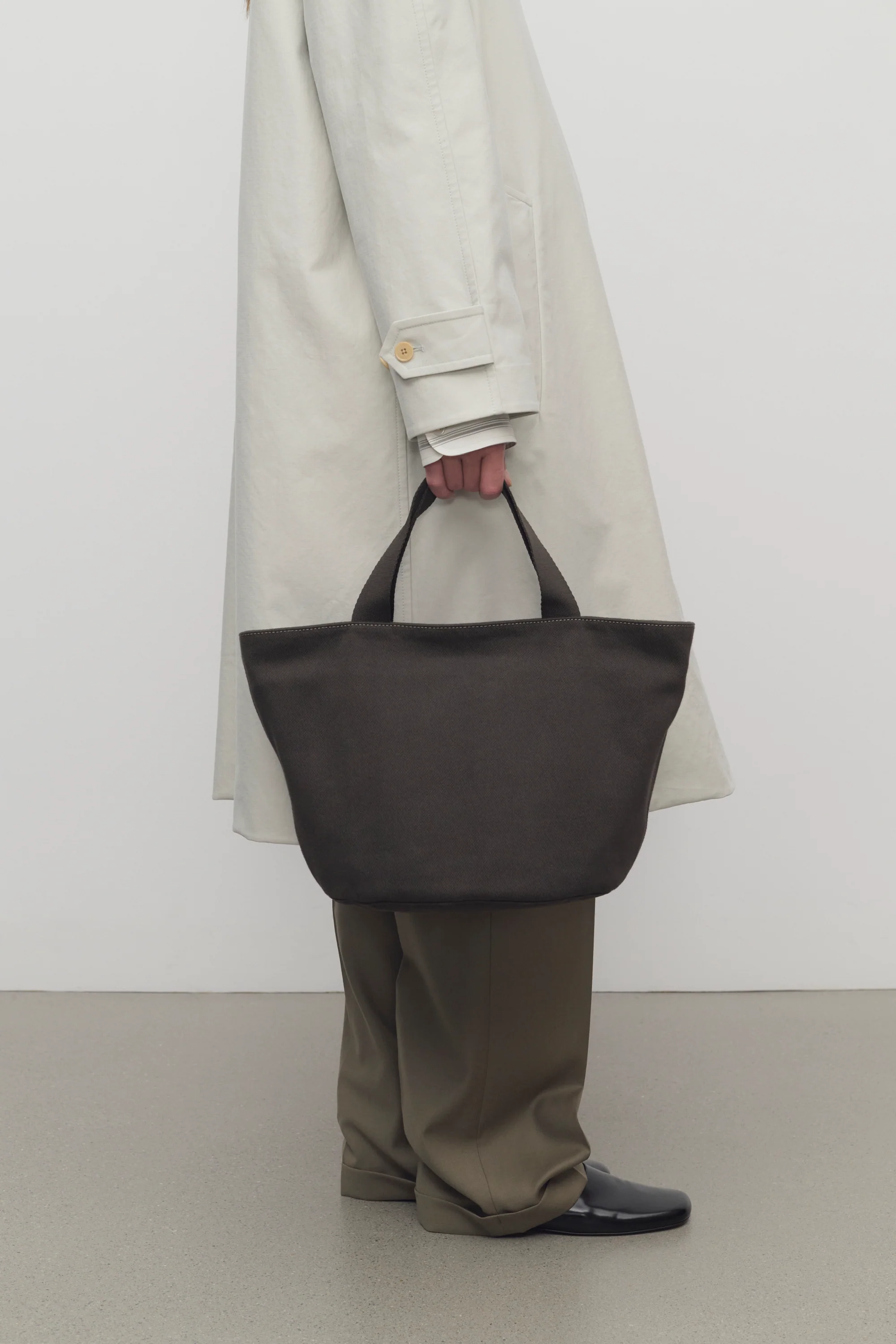 Sisal Tote Bag in Cotton Canvas - Top Club