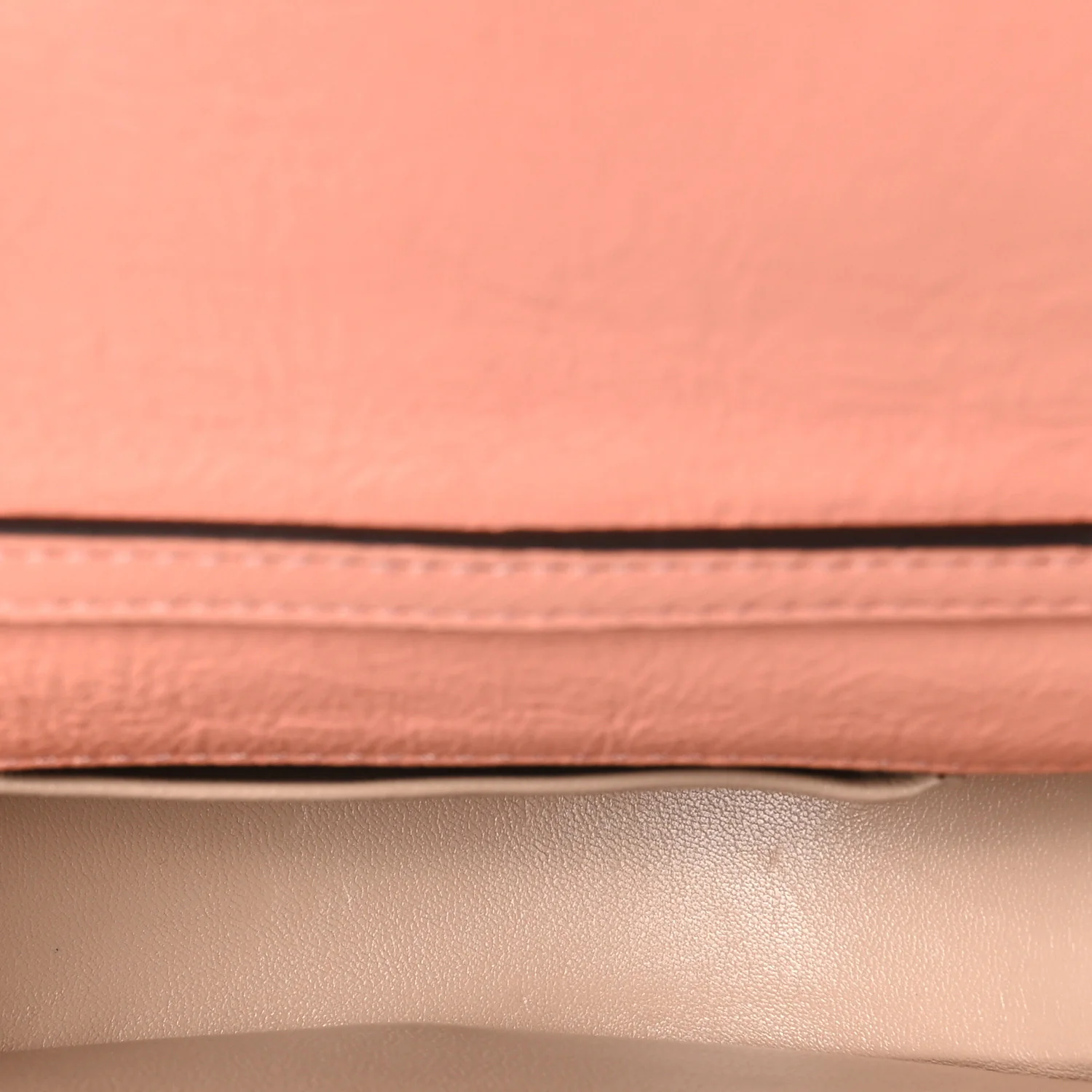 Calfskin Small Nile Bracelet Minaudiere Bag Ideal Blush - Top Club