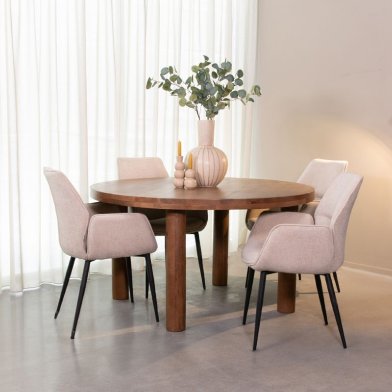 Eettafel Rond Sonja #1