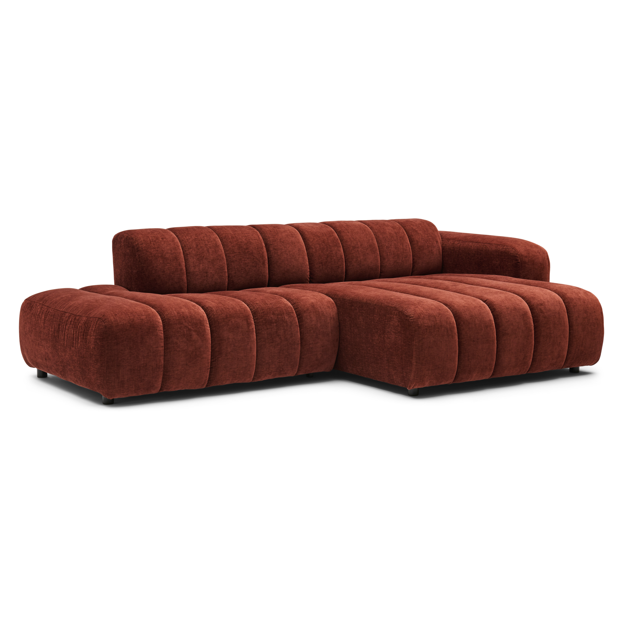 Hoekbank Dolce S home burgundy rechts