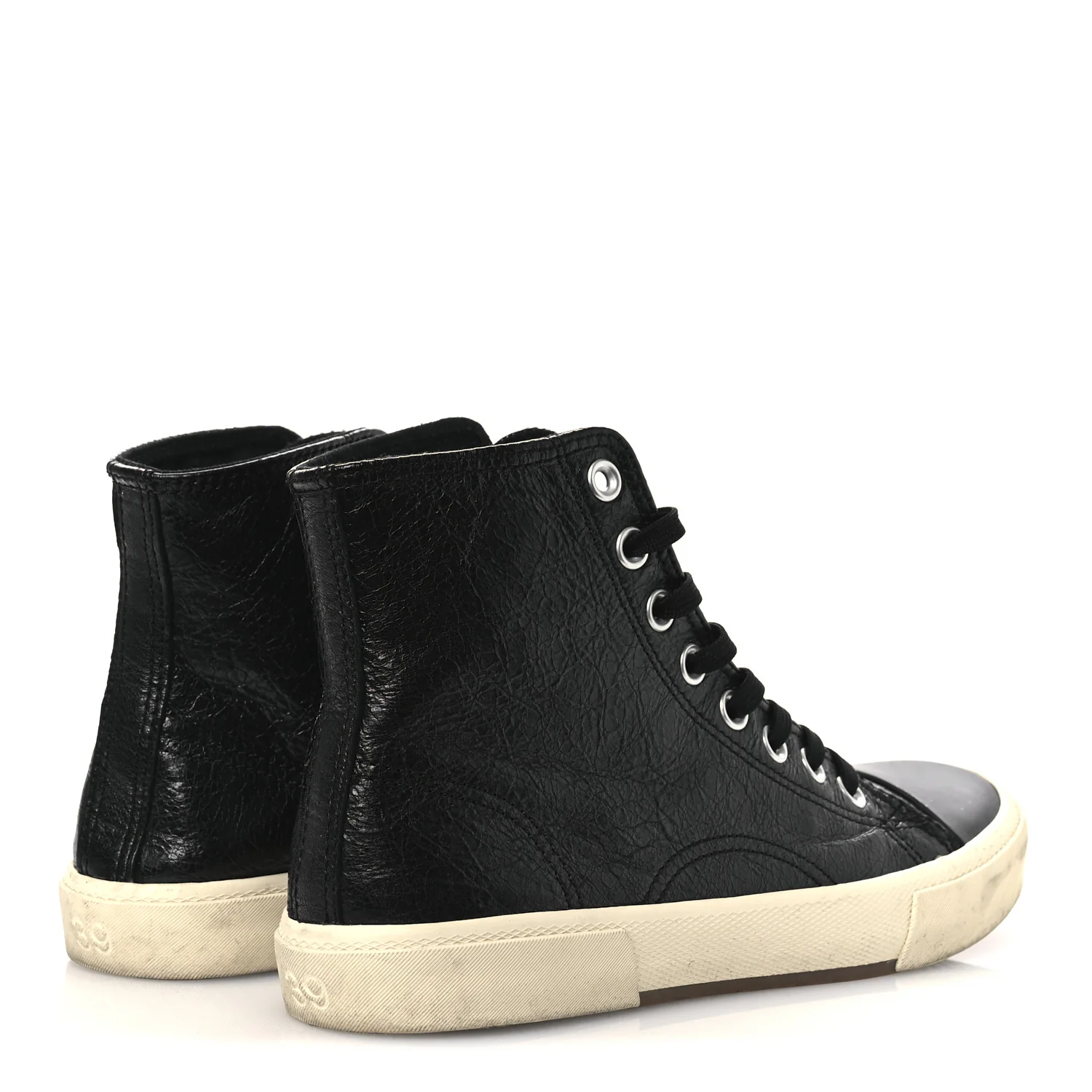 Agneau Arena Womens Paris High Top Sneakers 39 Black - Top Club