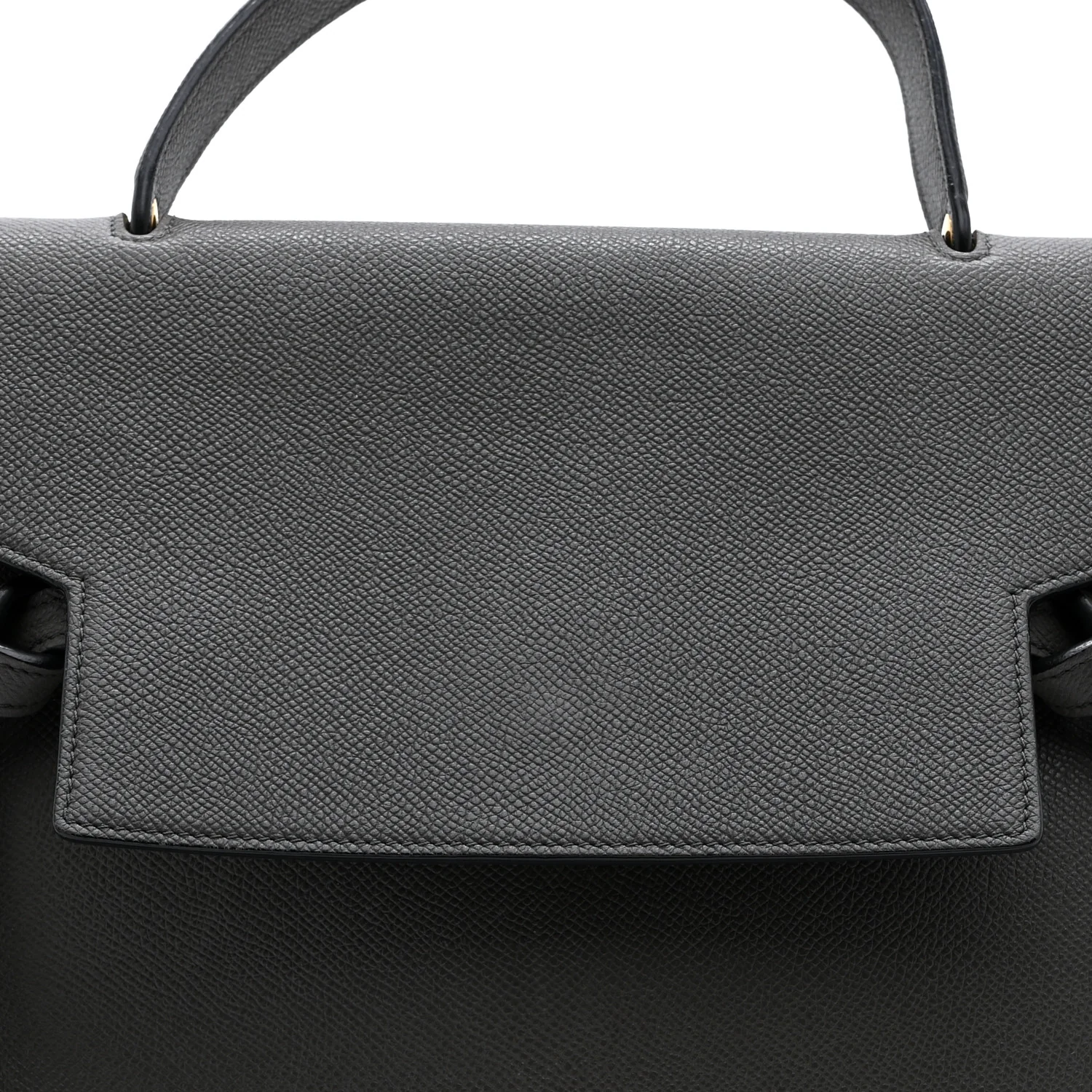 Grained Calfskin Mini Belt Bag Grey - Top Club