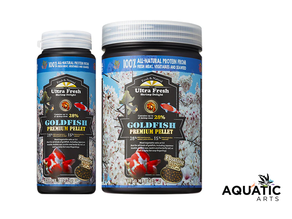 Ultra Fresh Goldfish Premium Pellets – Shrimp Delight Formula