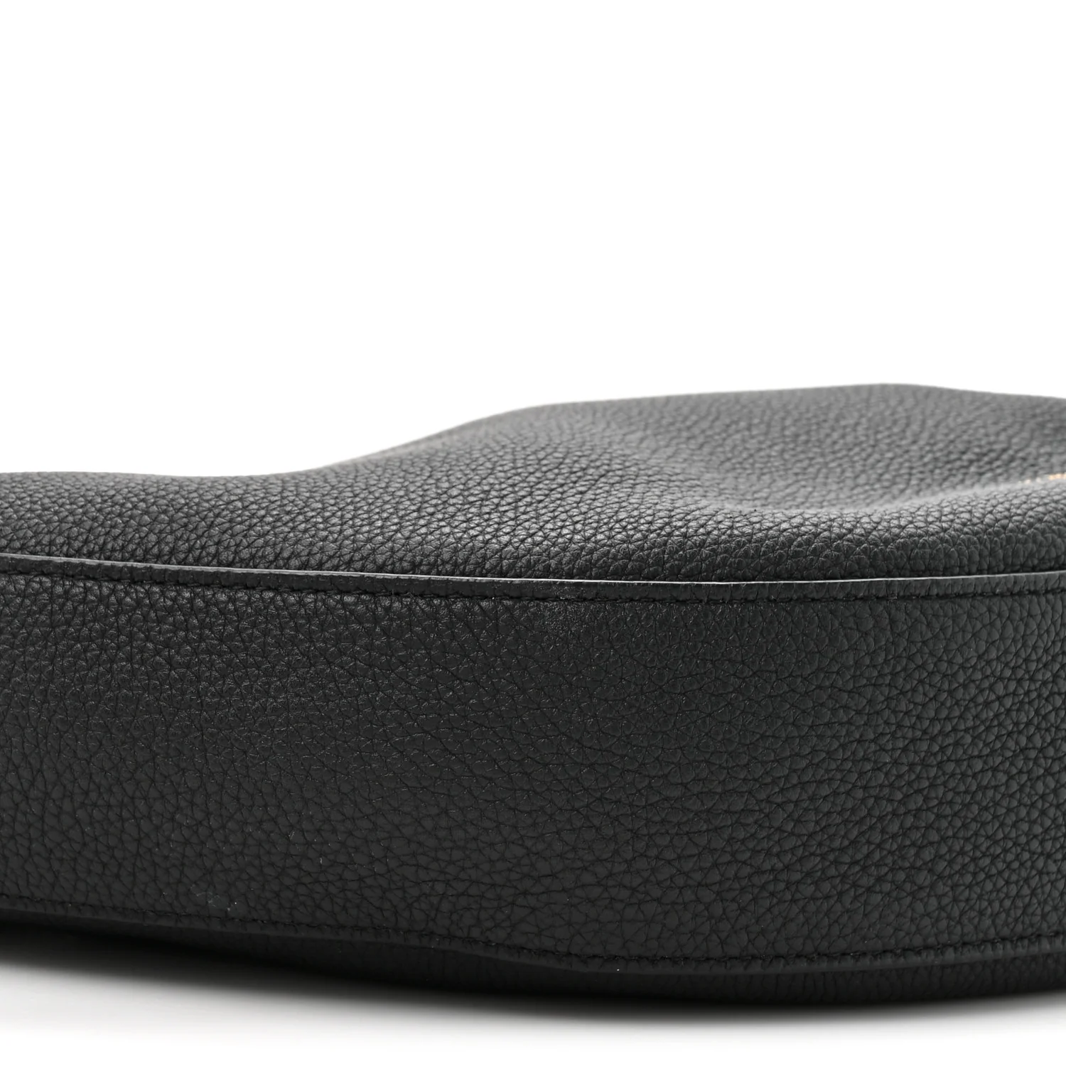 Pebbled Calfskin Augustina Hobo Black - Top Club
