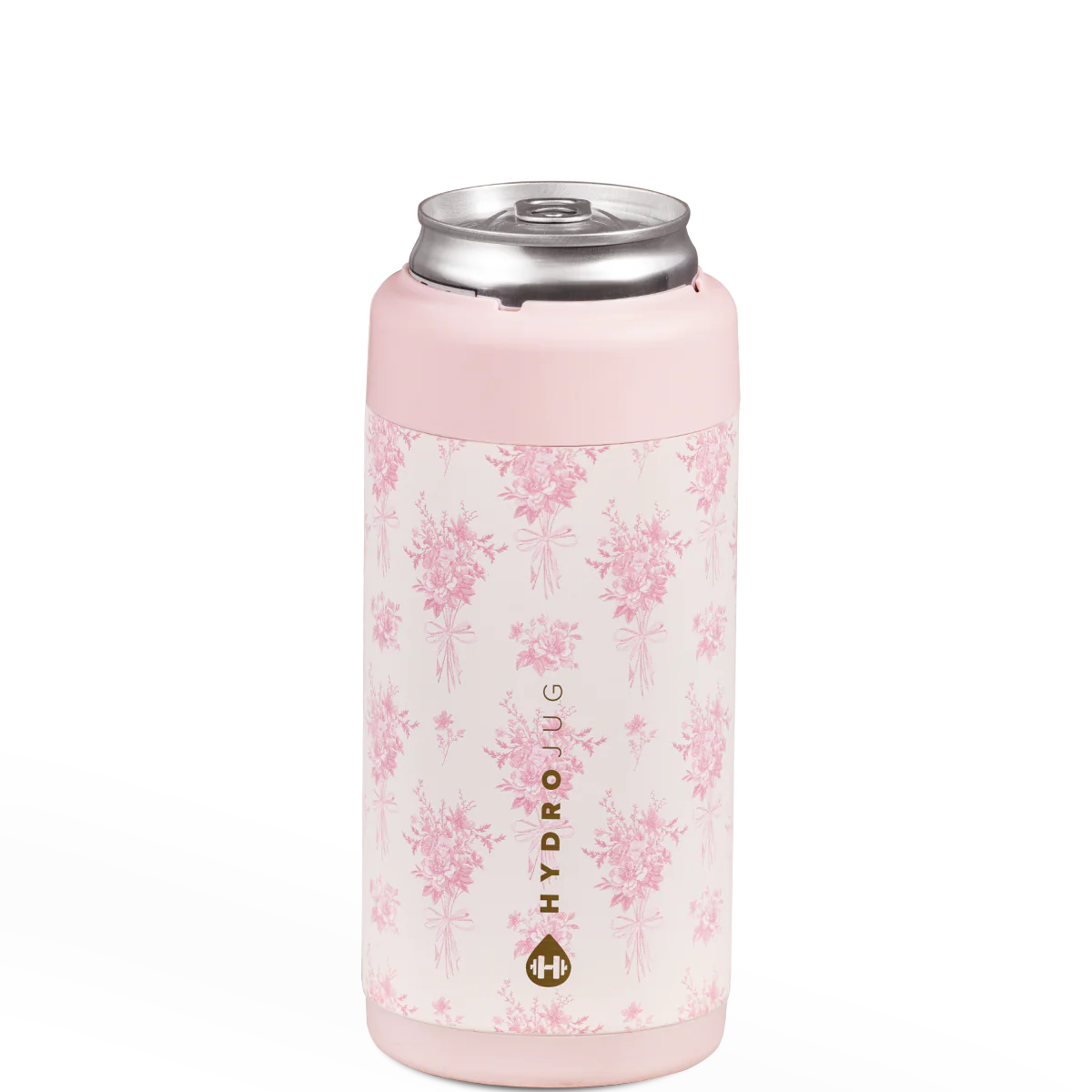 Can Cooler Slim FreeSip® Stainless Steel Water Bottle - Bouquet