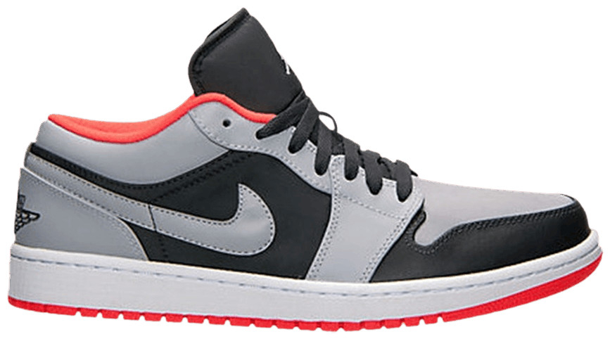 Air Jordan 1 Low  Wolf Grey Infrared  553558-022 - Sneaker Replica Workshop
