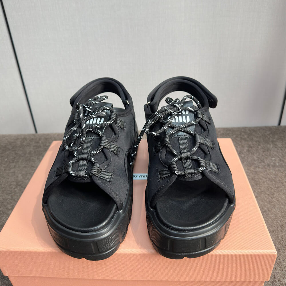 MiuMiu Chunky neoprene sandals - Top Club
