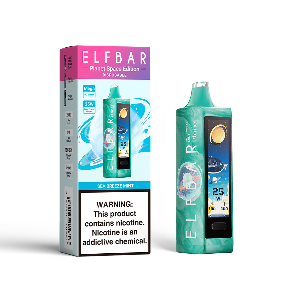 ELF BAR PLANET 25K Rechargeable Disposable Vape (All Flavours)