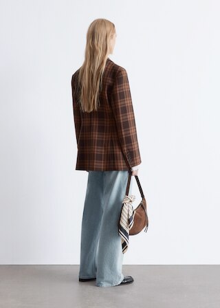 & Other Stories FITTED SHOULDER-PAD BLAZER
